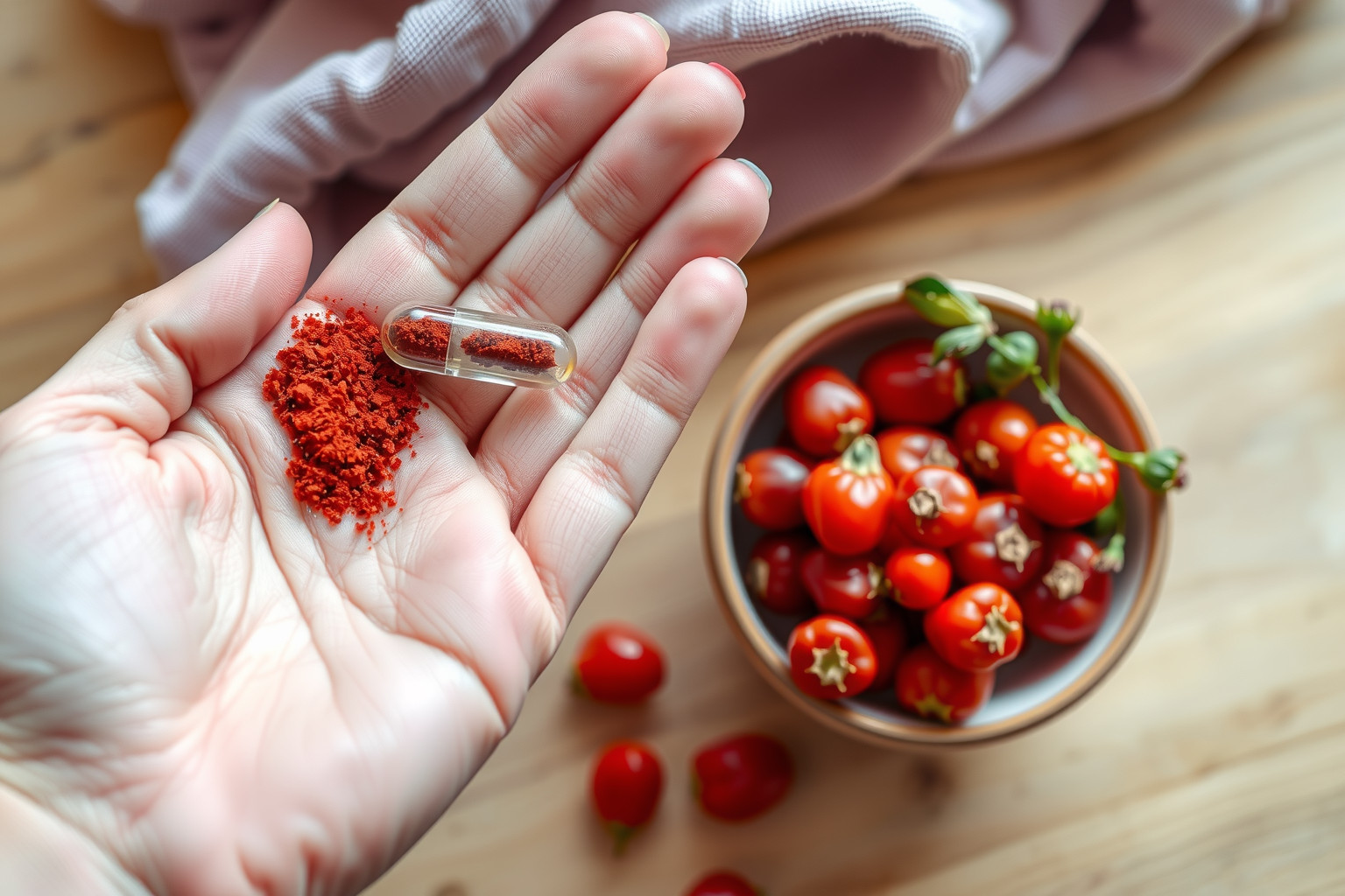 A goji kapszula könnyű adagolást és hosszabb eltarthatóságot kínál.