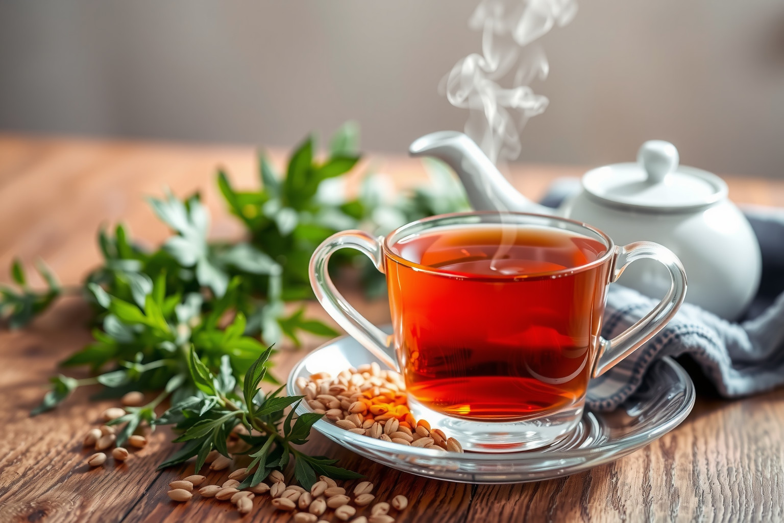 A görög széna tea nyugtatja a gyomrot reflux esetén.