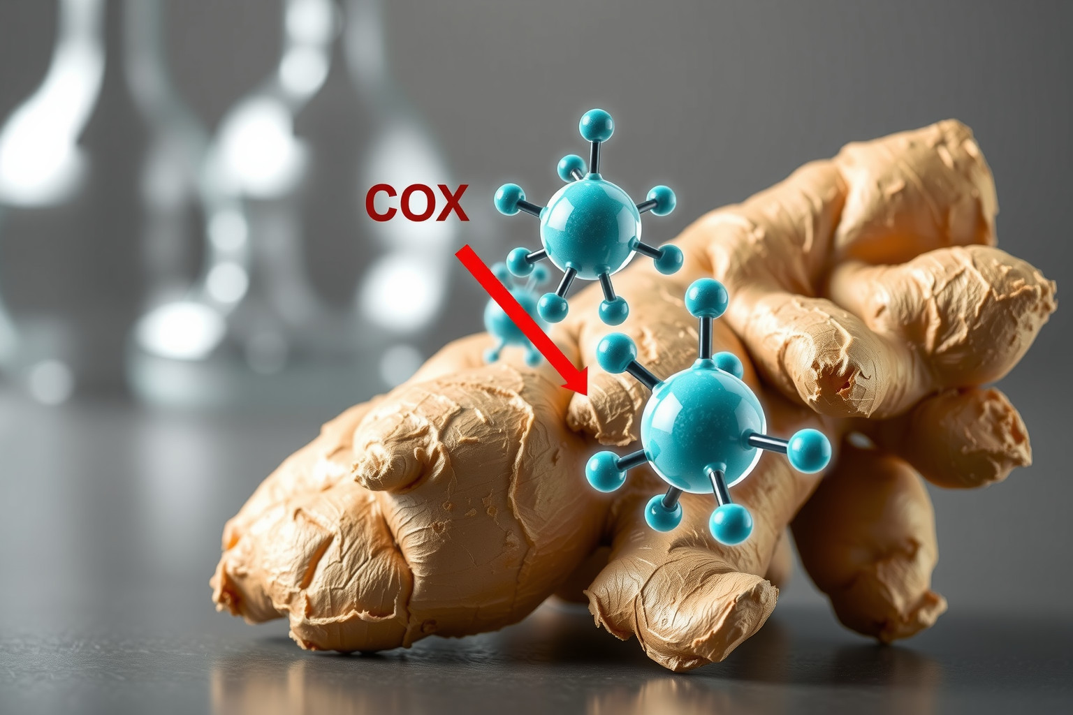 A gyömbér csökkenti a gyulladást COX és LOX enzimek gátlásával.