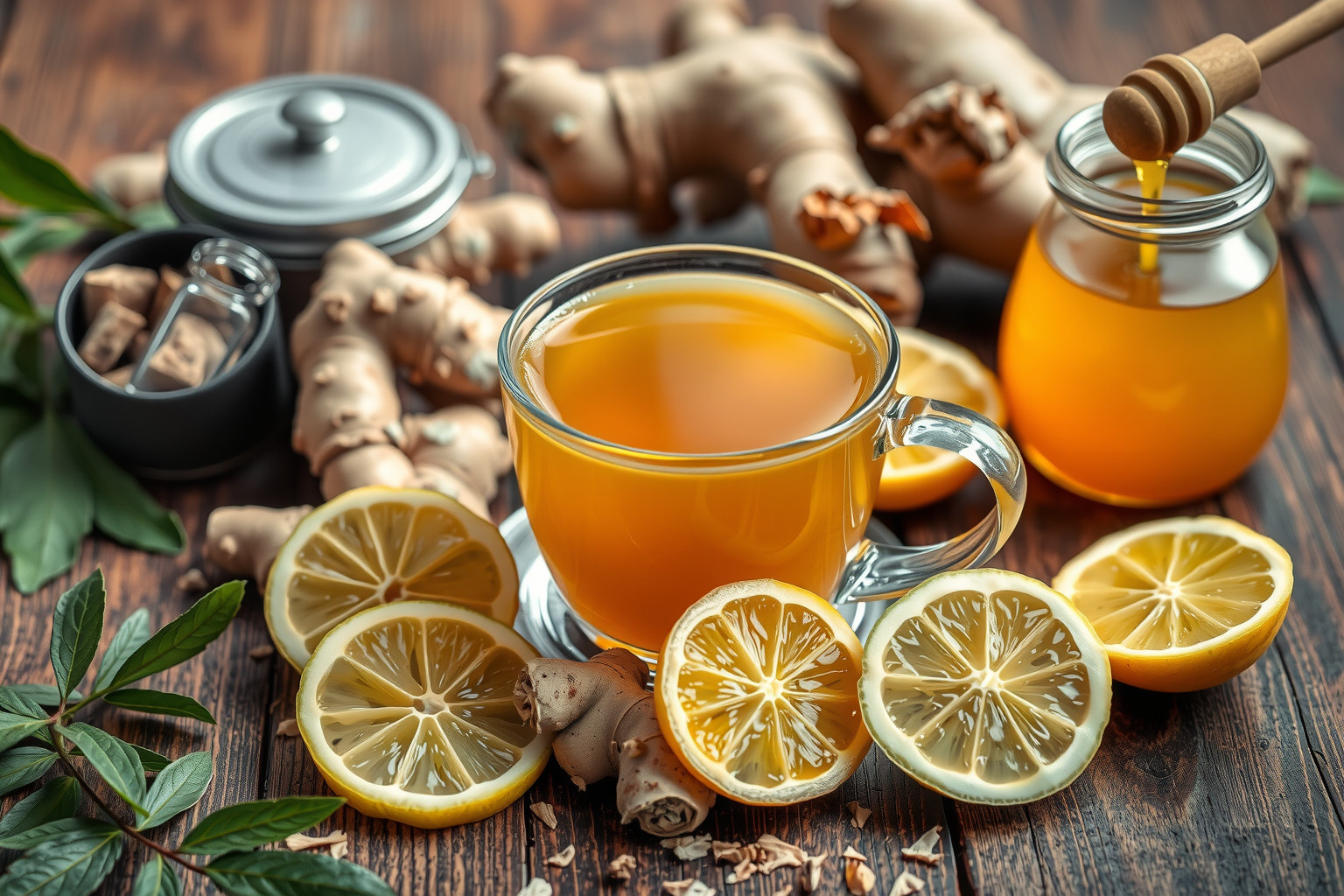 A gyömbértea gazdag antioxidánsokban és gyulladáscsökkentő összetevőkben.