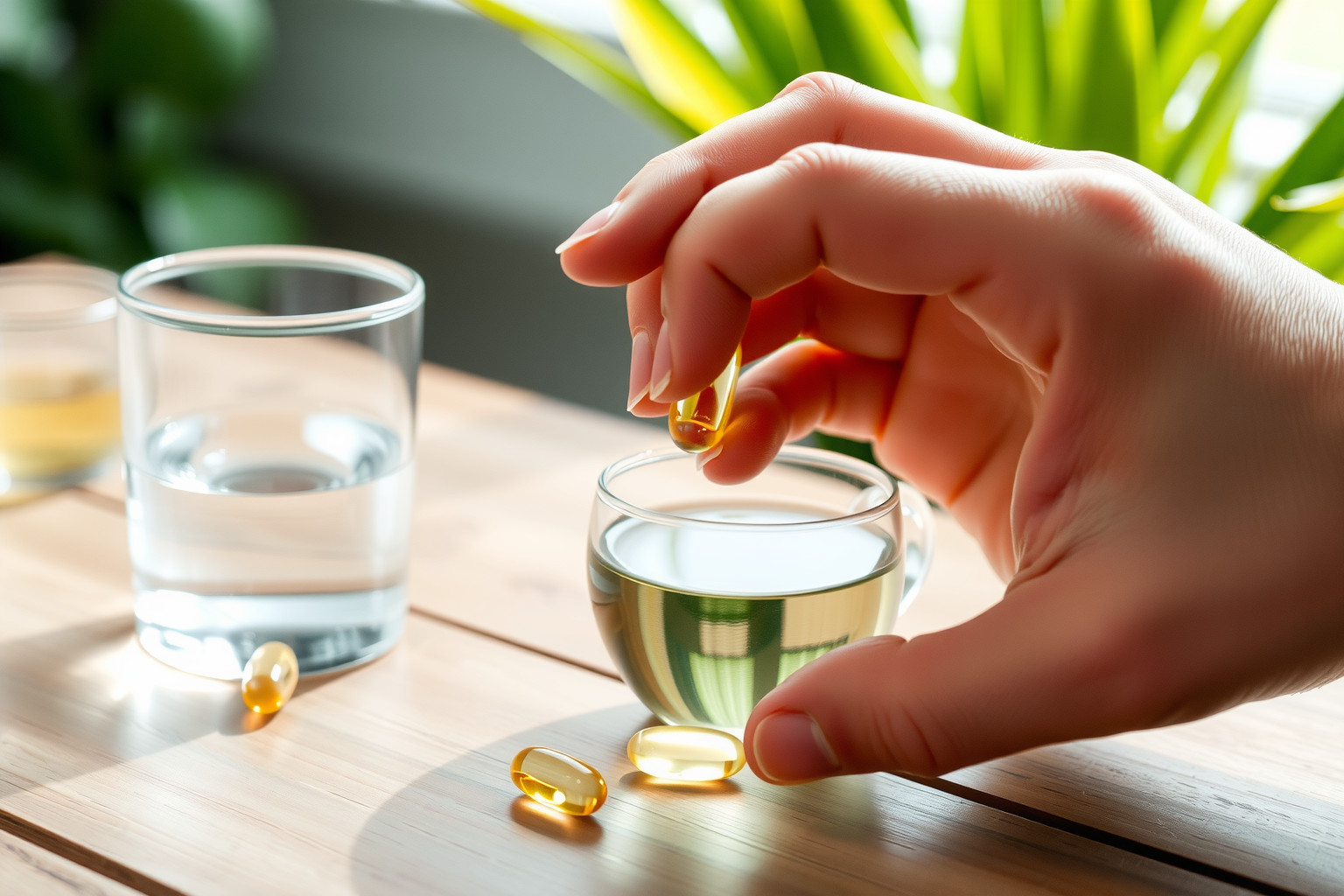 A halolaj kapszulák túlzott szedése gyomorpanaszokat okozhat.