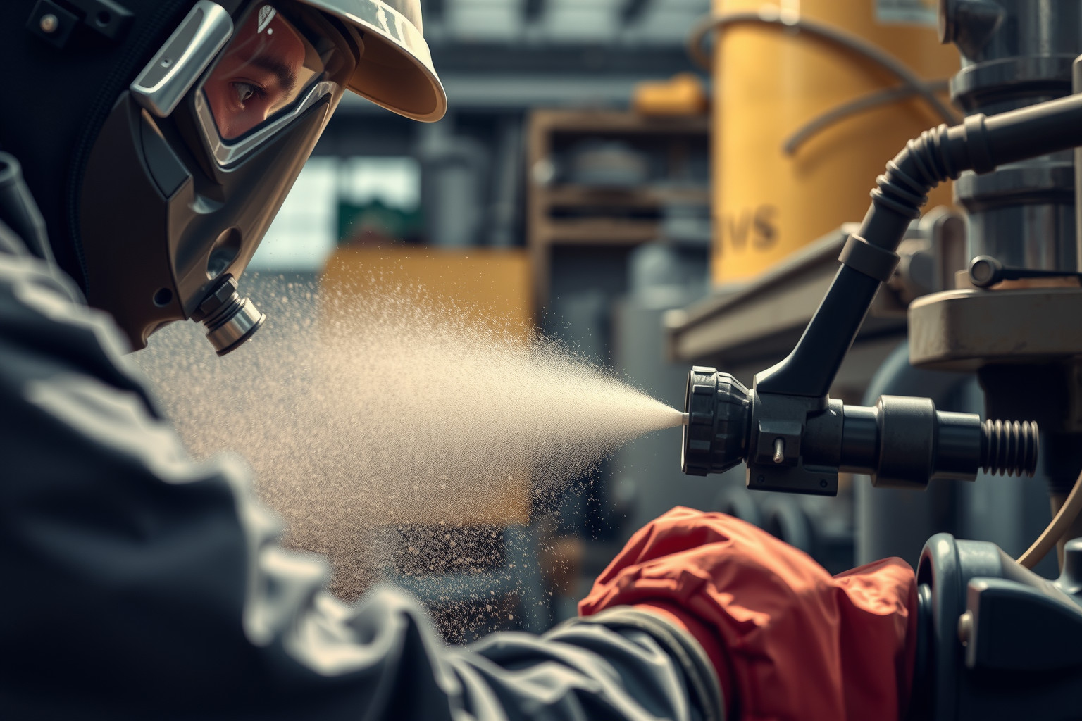 A homokfúvás költségeit leginkább a fúvóanyag ára befolyásolja.