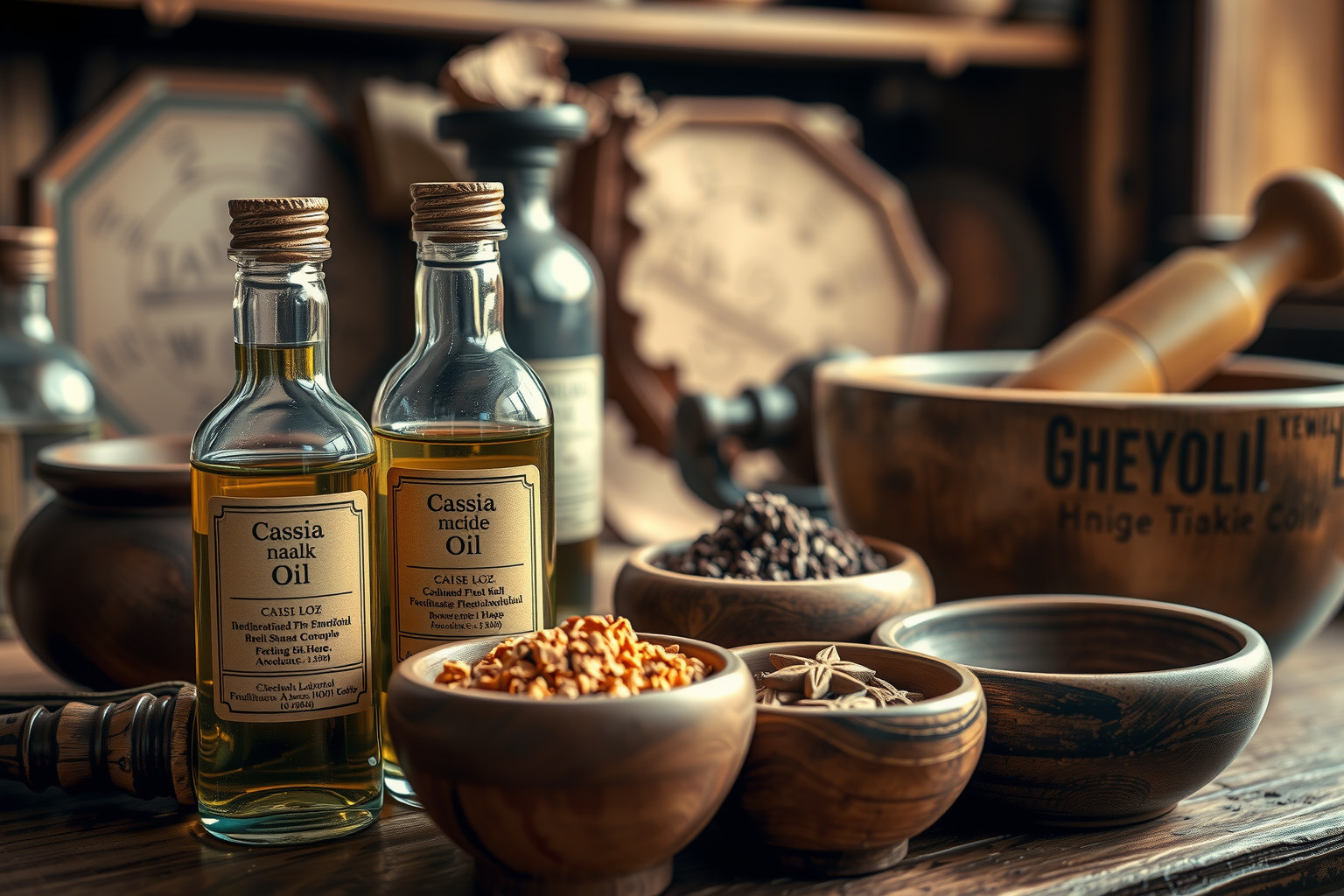 A kassziaolajat az ókori Kínában fájdalomcsillapítónak használták.