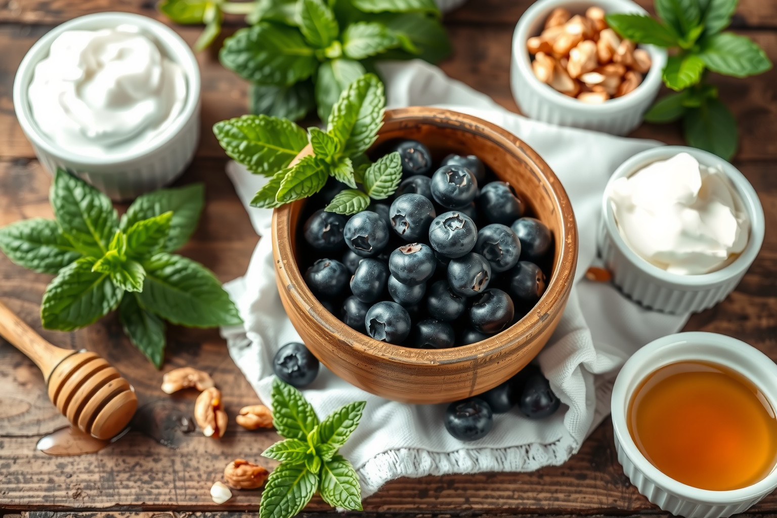 A kék áfonya smoothie-kban és salátákban is ízletes.