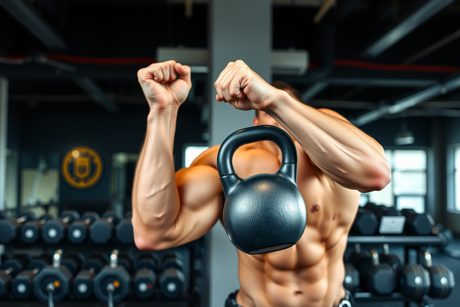 A kettlebell edzés komplex mozgásokat és gyors izomerőt fejleszt.