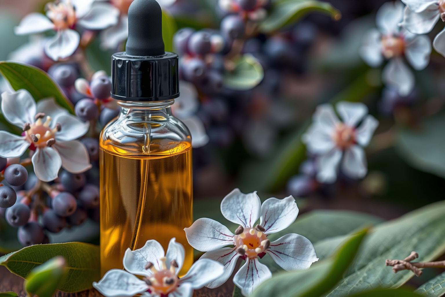 A manuka illóolaj fő komponense a leptospermon, erős antibakteriális.
