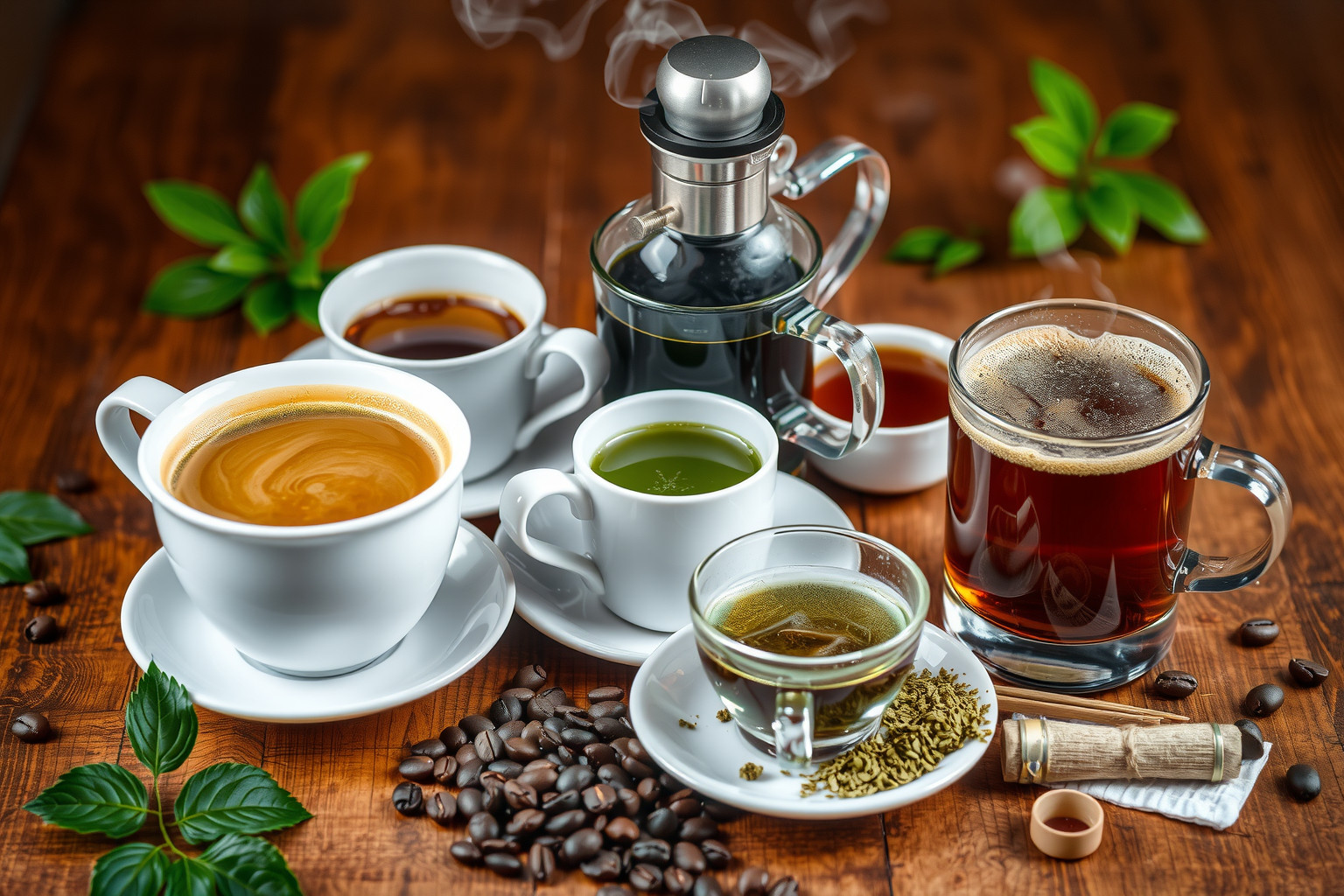 A zöld tea is koffeintartalmú alternatíva a mate teára.