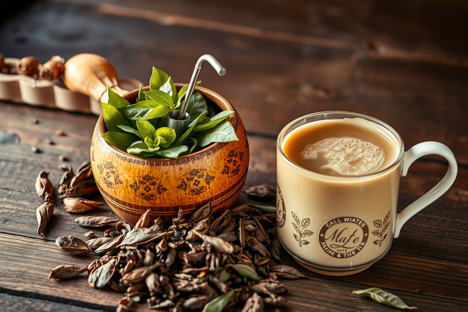 A maté tea íze kesernyés, fűszeres, variálható mézzel.