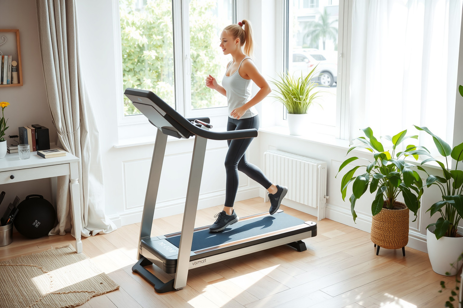 A mini futógép könnyedén beilleszthető akár otthoni munkába is.