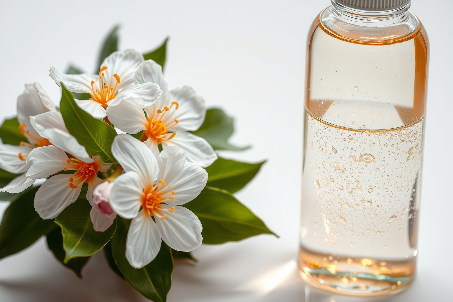 A narancsvirágvíz fő aktív összetevője a linalool és limonén.
