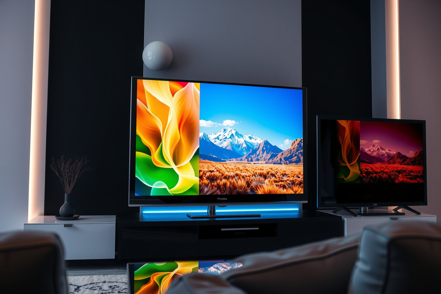 A plazma TV magas kontrasztja mélyebb feketéket és élénk színeket garantál.