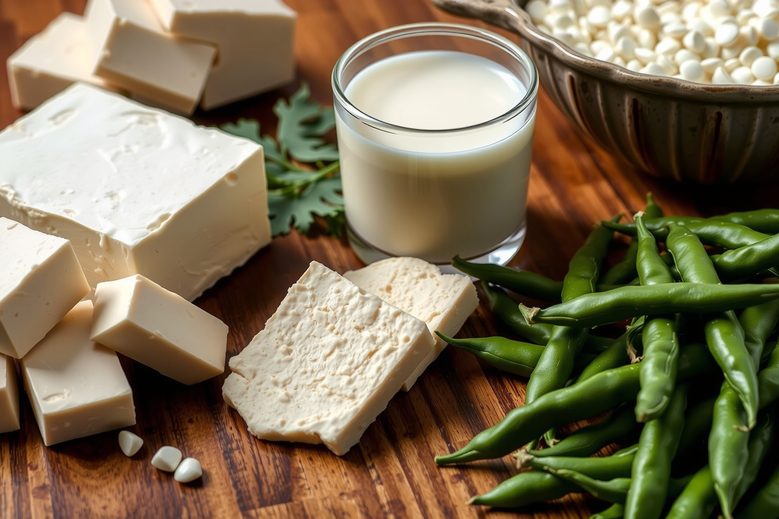 A tofu és tempeh magas izoflavontartalmuk miatt hormonális hatású.