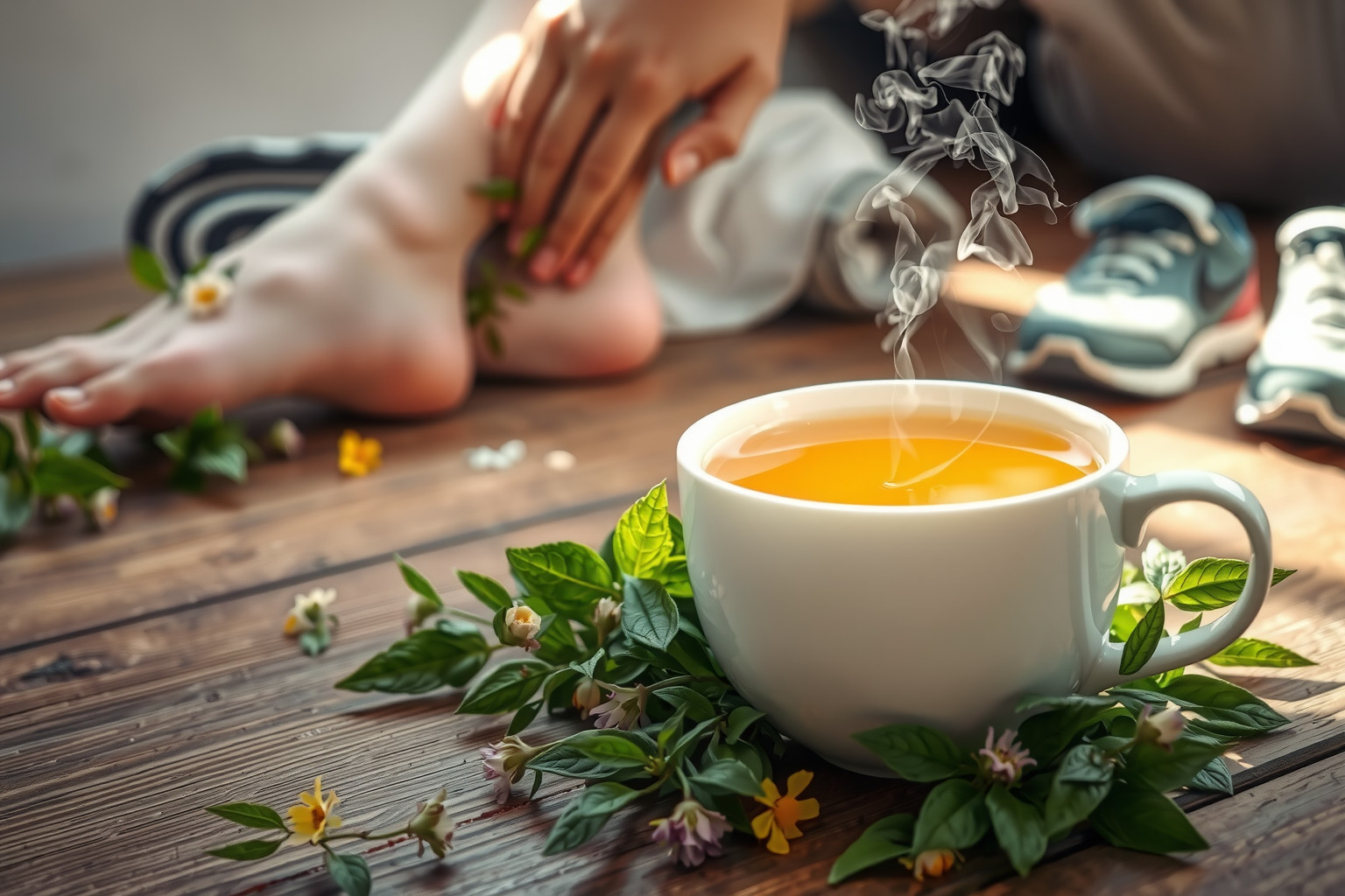 A szúrós gyöngyajak tea hatékony izomlazító és fájdalomcsillapító.