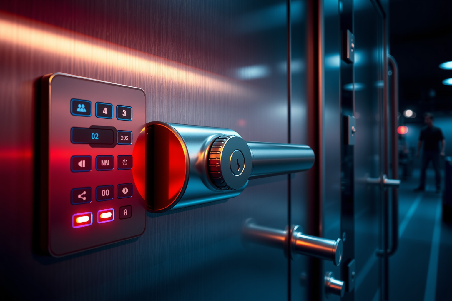 A távvezérlés növeli az elektromos mágneszár biztonságát és kényelmét.