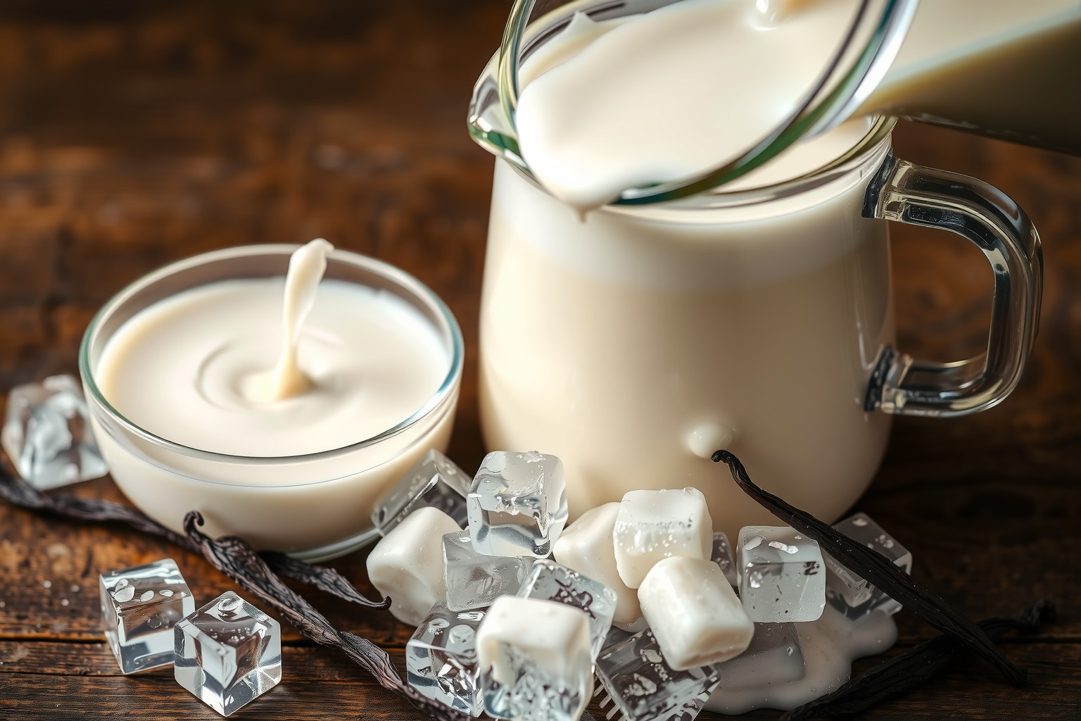 A tej és tejszín zsírtartalma határozza meg a fagylalt krémességét.