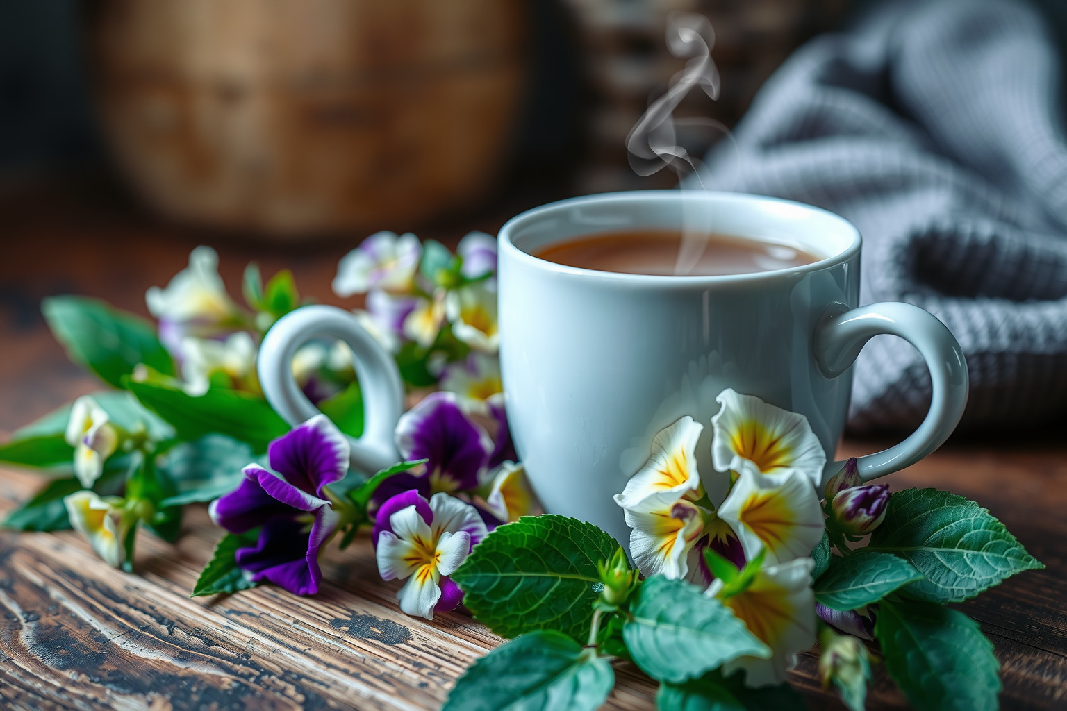 A vadárvacska tea hatékonyan enyhíti a gyomorpanaszokat.