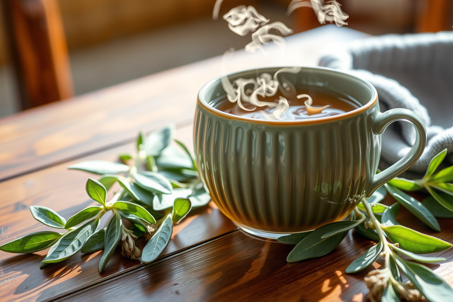 A zsálya tea javíthatja a memóriát Alzheimer-kór megelőzésére.