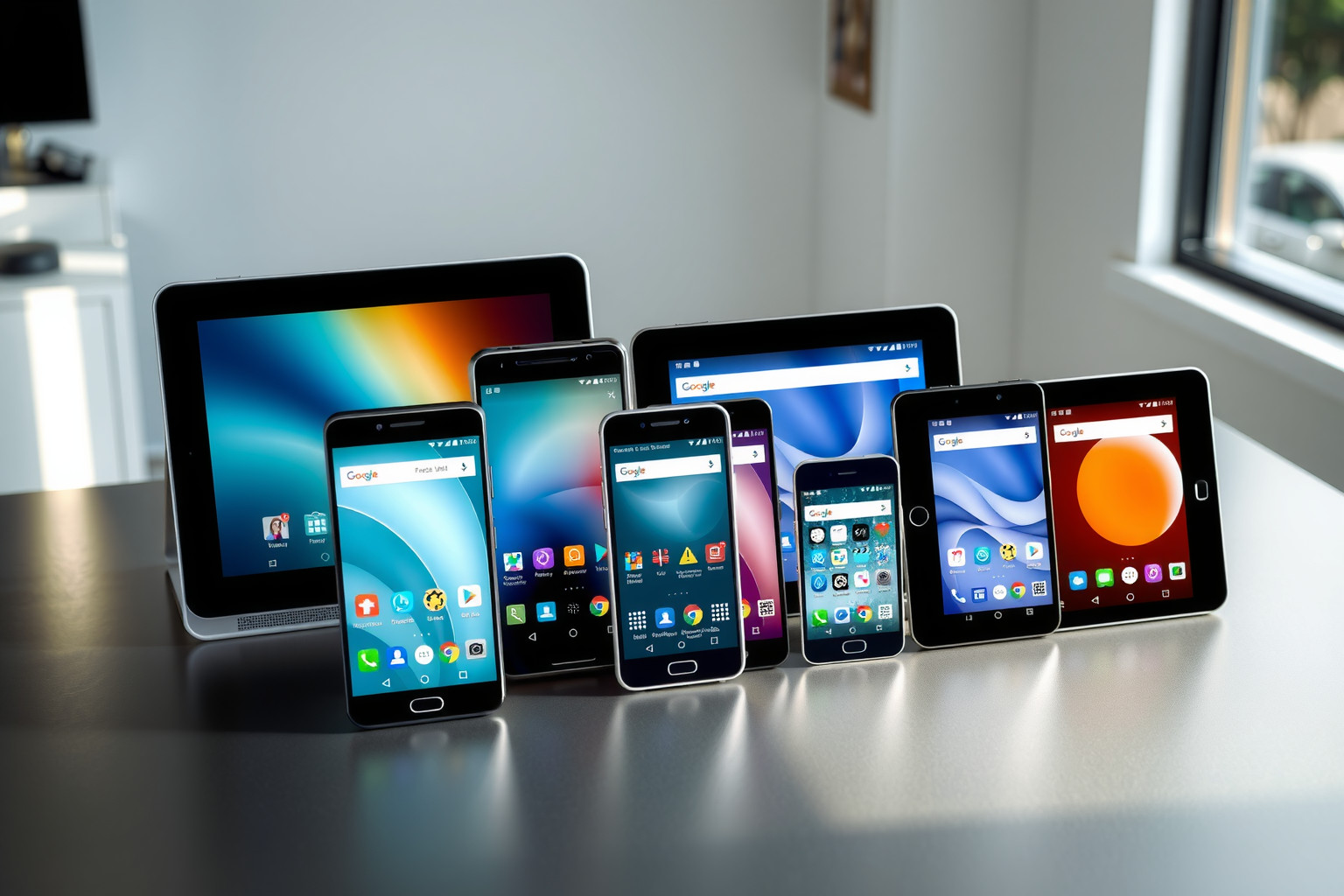 Az alkalmazások adaptív designnal optimalizálhatók különböző Android verziókra.