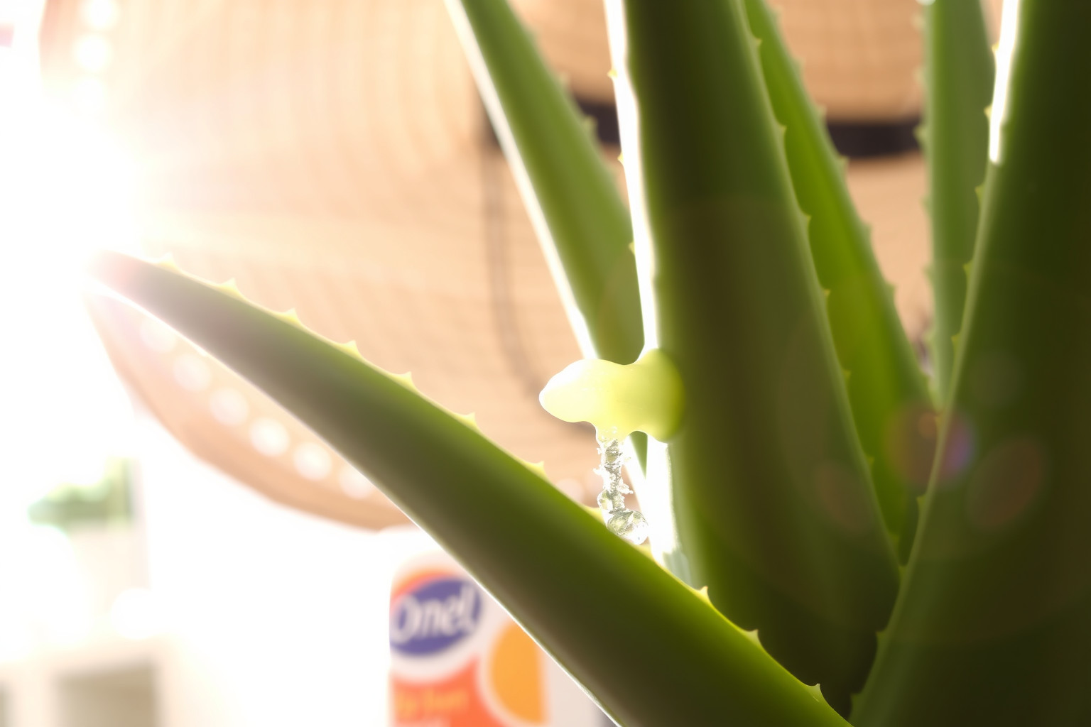 Az aloe vera mérsékelt UV-szűrő, de nem teljes napvédelem.