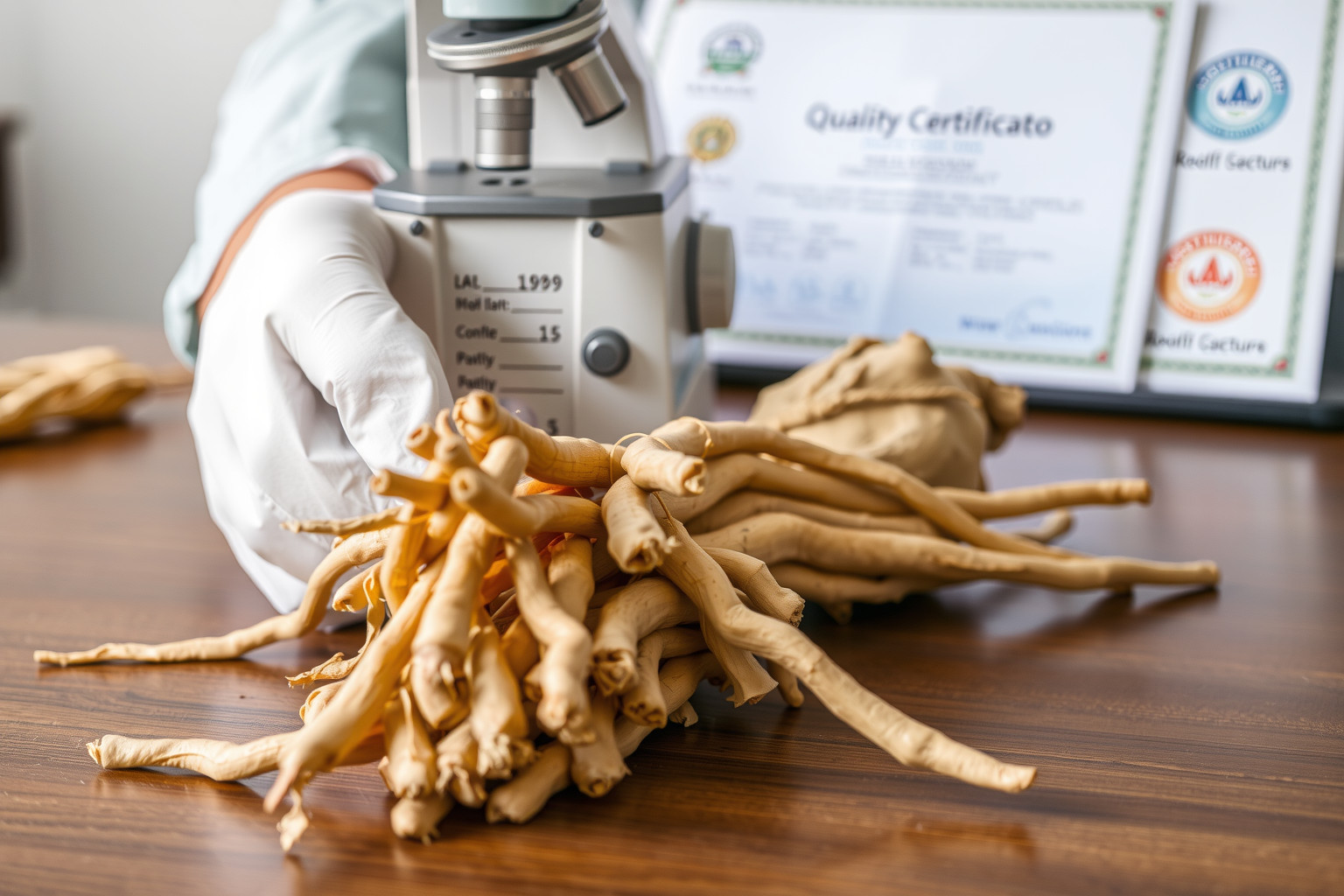 Az Astragalus gyökér minőségét laboratóriumi tesztek igazolják.