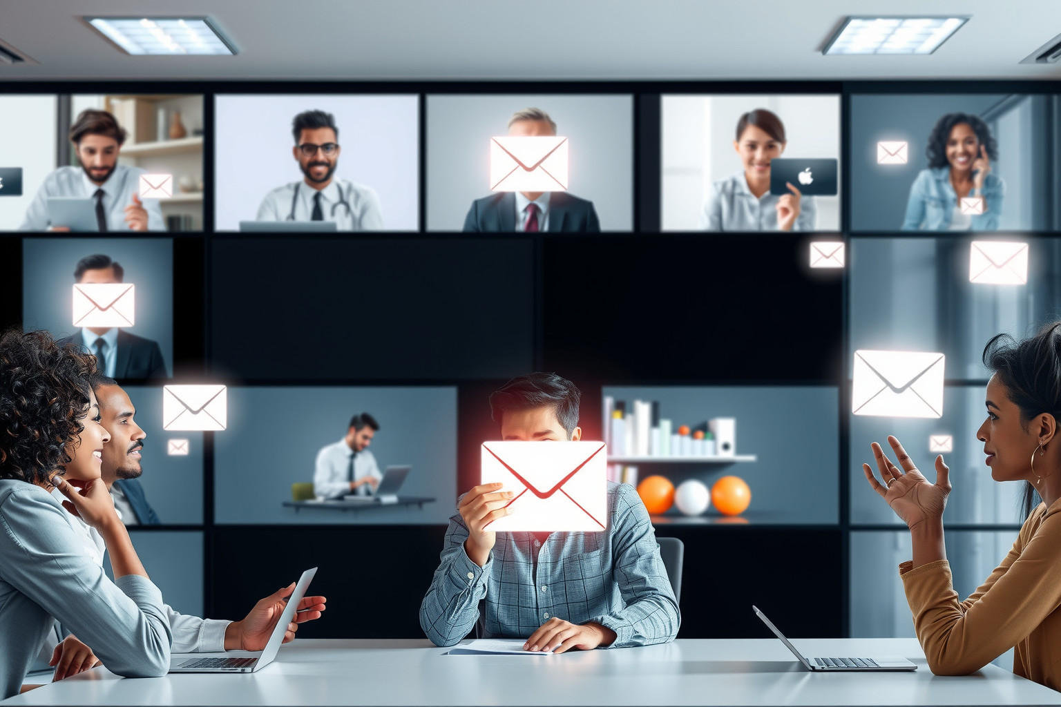 Az e-mail gyors információáramlást biztosít globális távcsapatokban.