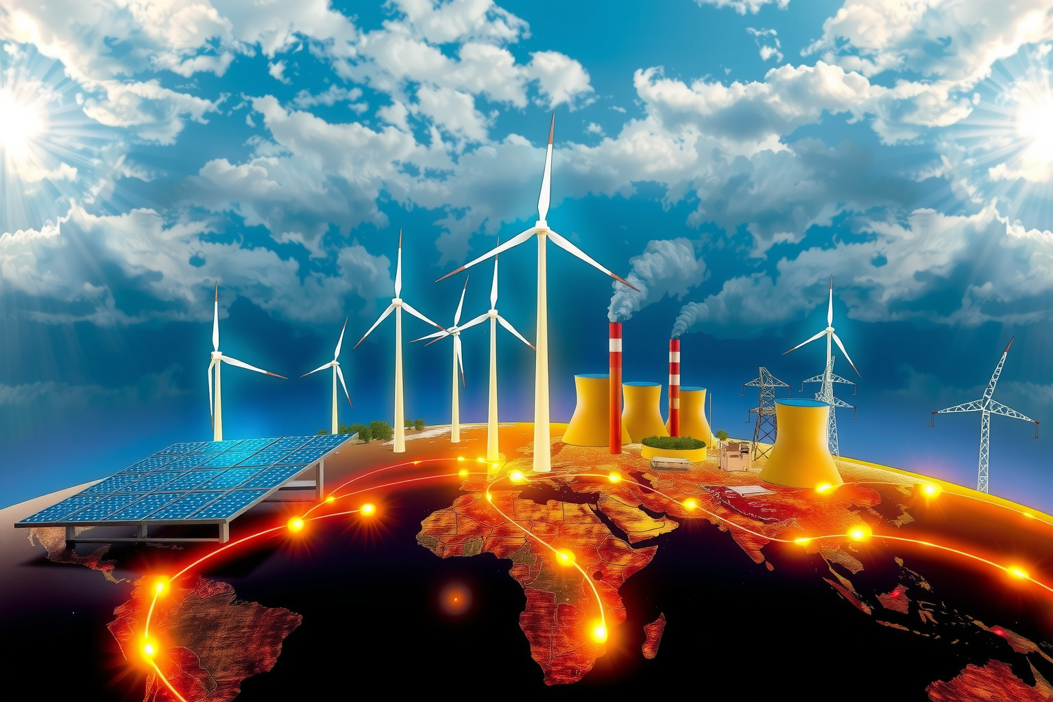 A megújuló energiák aránya folyamatosan növekszik globálisan.