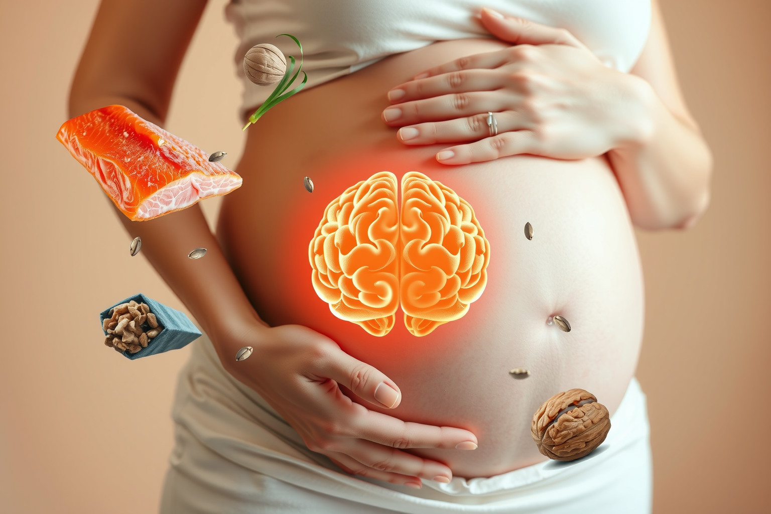 Az omega-3 támogatja a magzati agy idegsejt-képződését.
