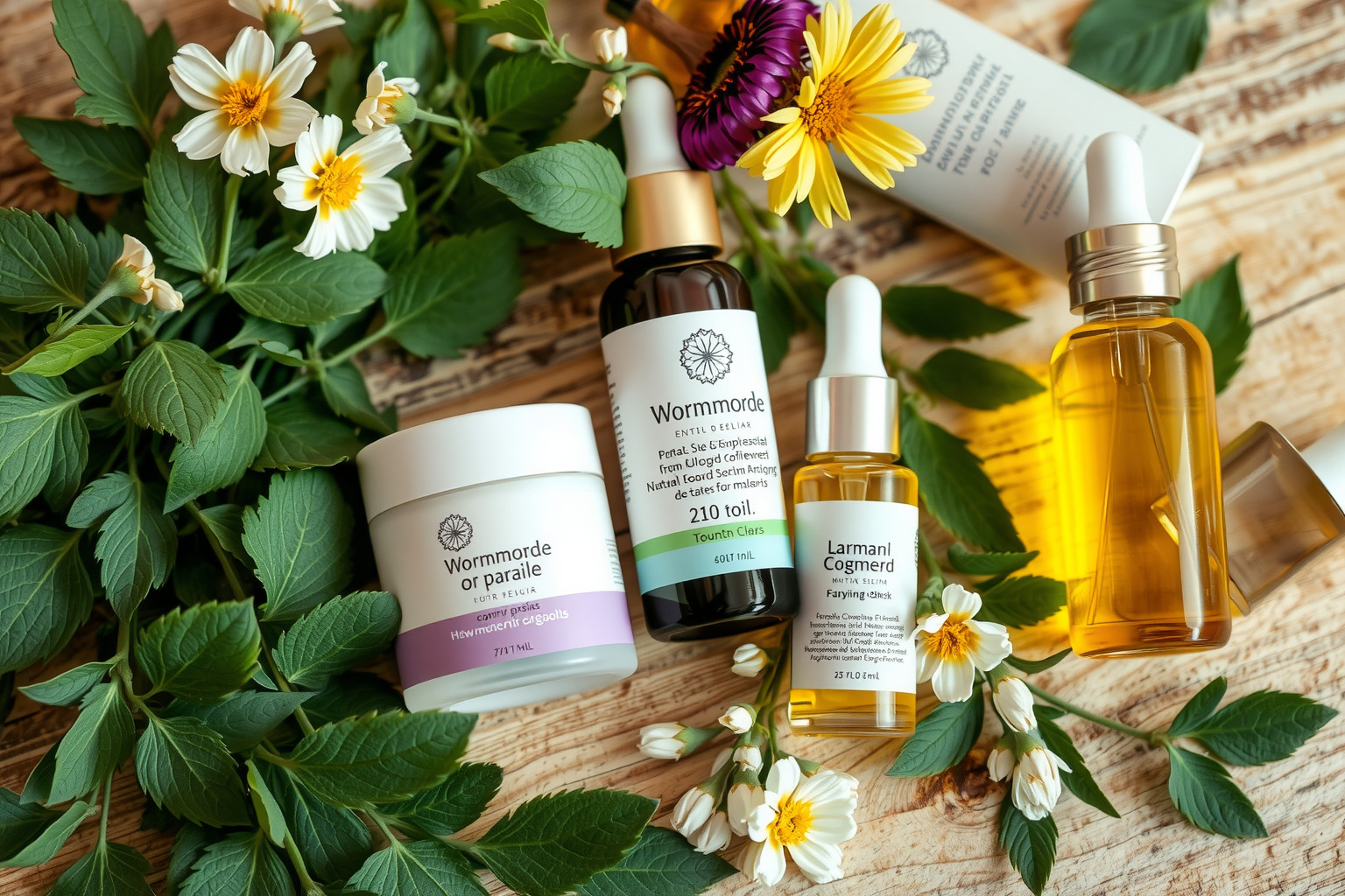 Az üröm nyugtatja a bőrt és segíti a gyulladások csökkentését.