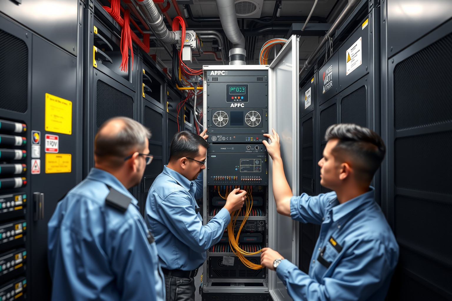 Az APFC rendszer hatékonyan csökkenti az adatközpont energiafelhasználását.