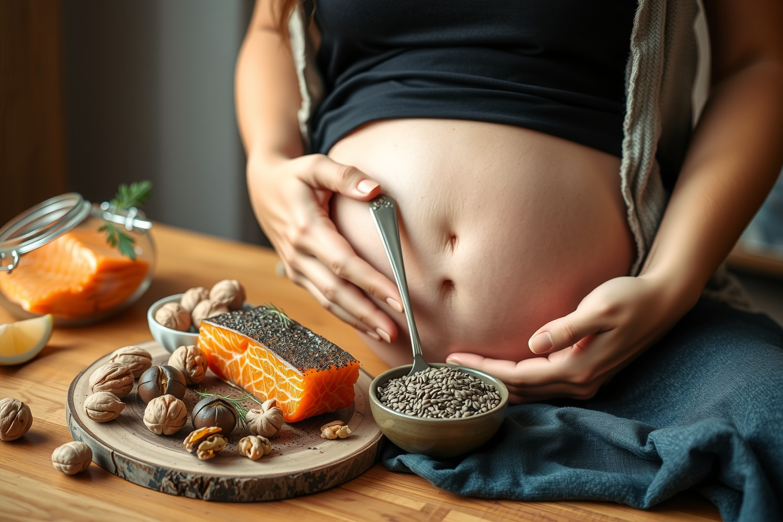 Az omega-3 nem káros a várandós anyák számára.