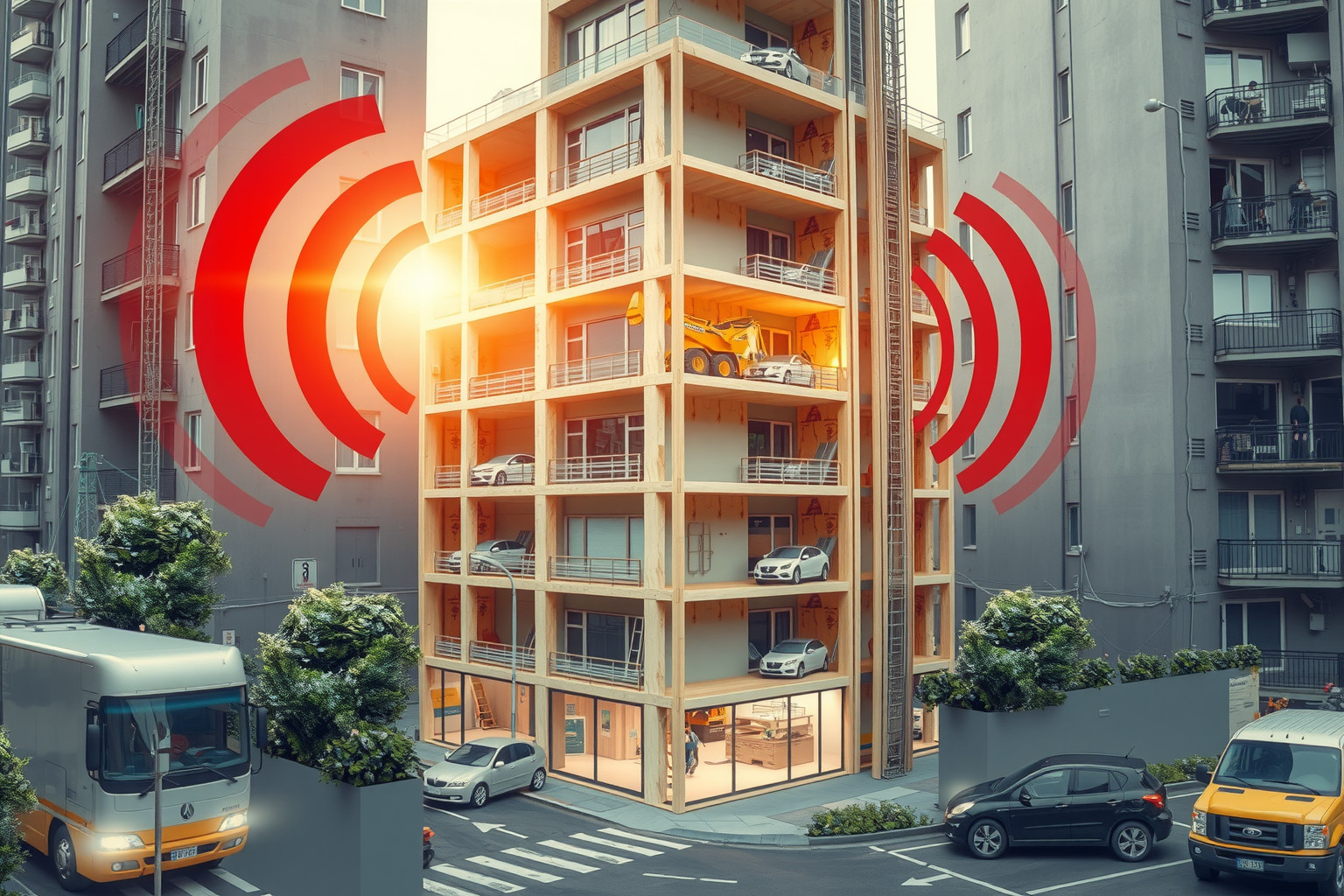 A csúszózsalus lakásokban a zajszigetelés különösen kihívást jelent.