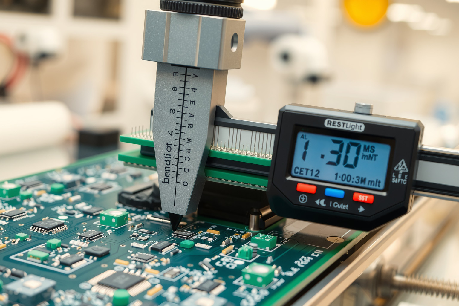 A rétegvastagság pontos mérése biztosítja a PCB megbízhatóságát.