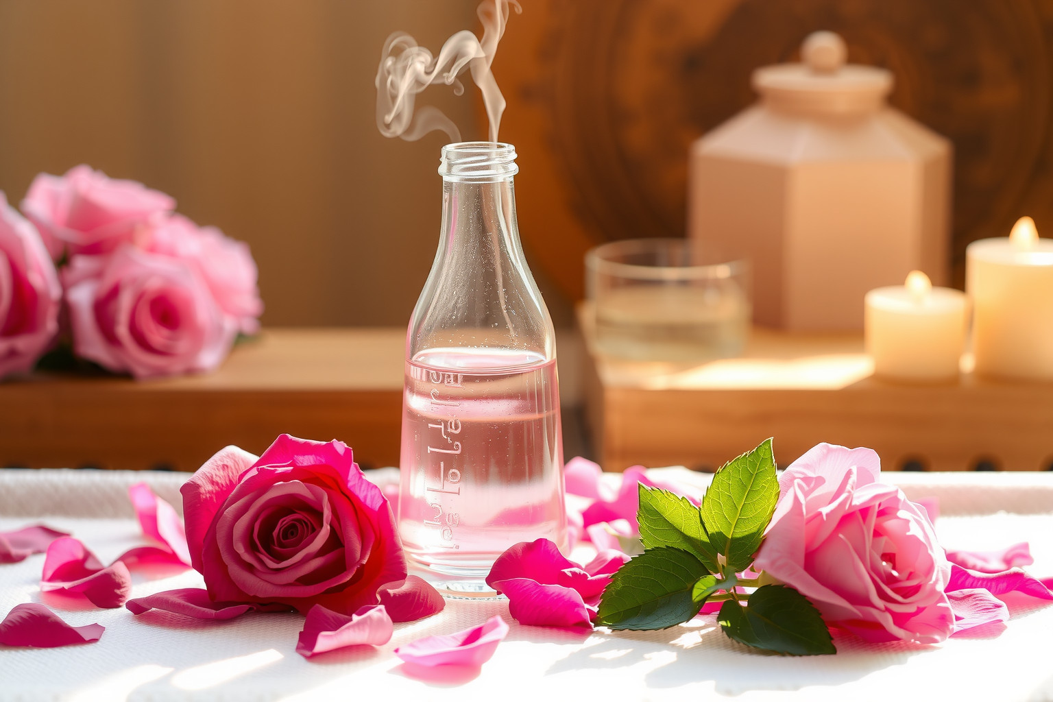 A rózsavíz nyugtatja az idegrendszert és csökkenti a stresszt.