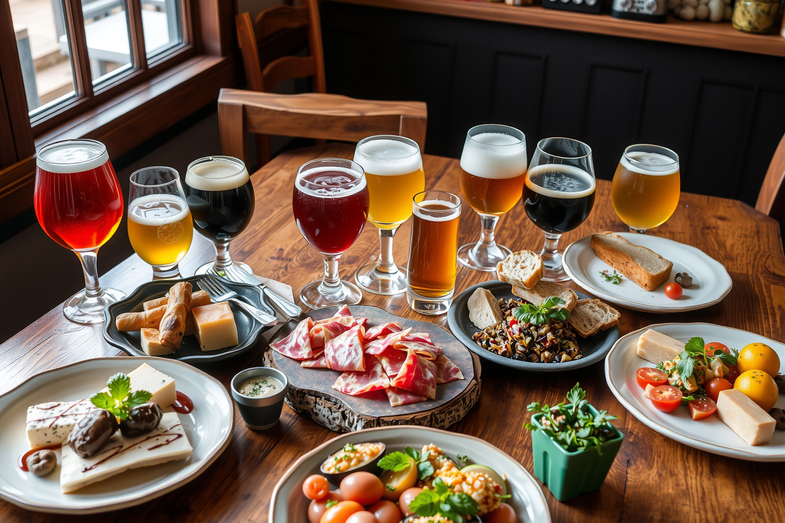 A sör ízvilága kiemeli az ételek jellegzetes aromáit.