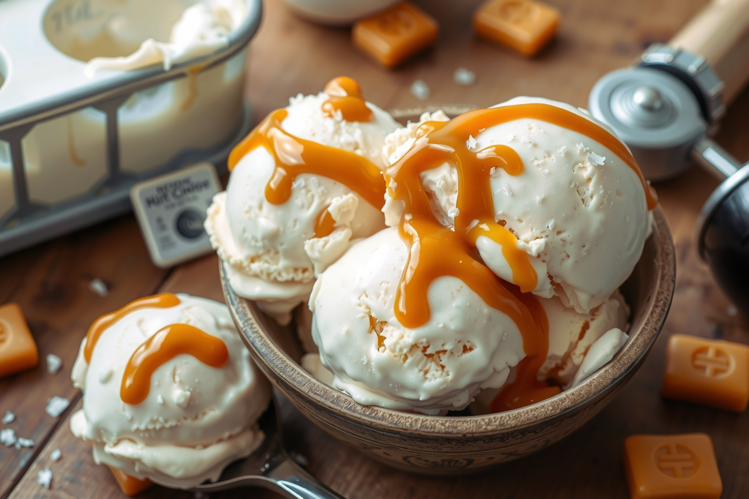 A sós karamell fagylalt a só és cukor egyensúlyával varázsol.