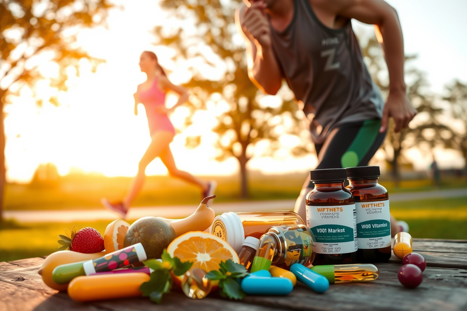 A vitaminok fokozzák az izmok regenerálódását és energiaszintet.