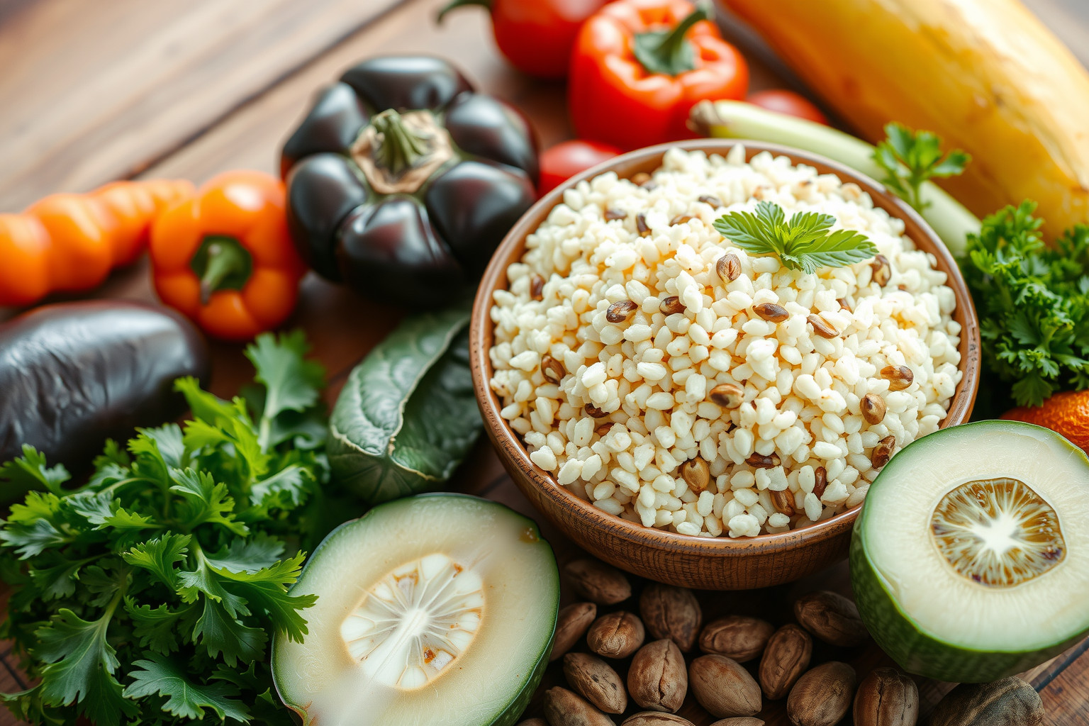 A kuszkusz gazdag B-vitaminokban és fontos ásványi anyagokban.