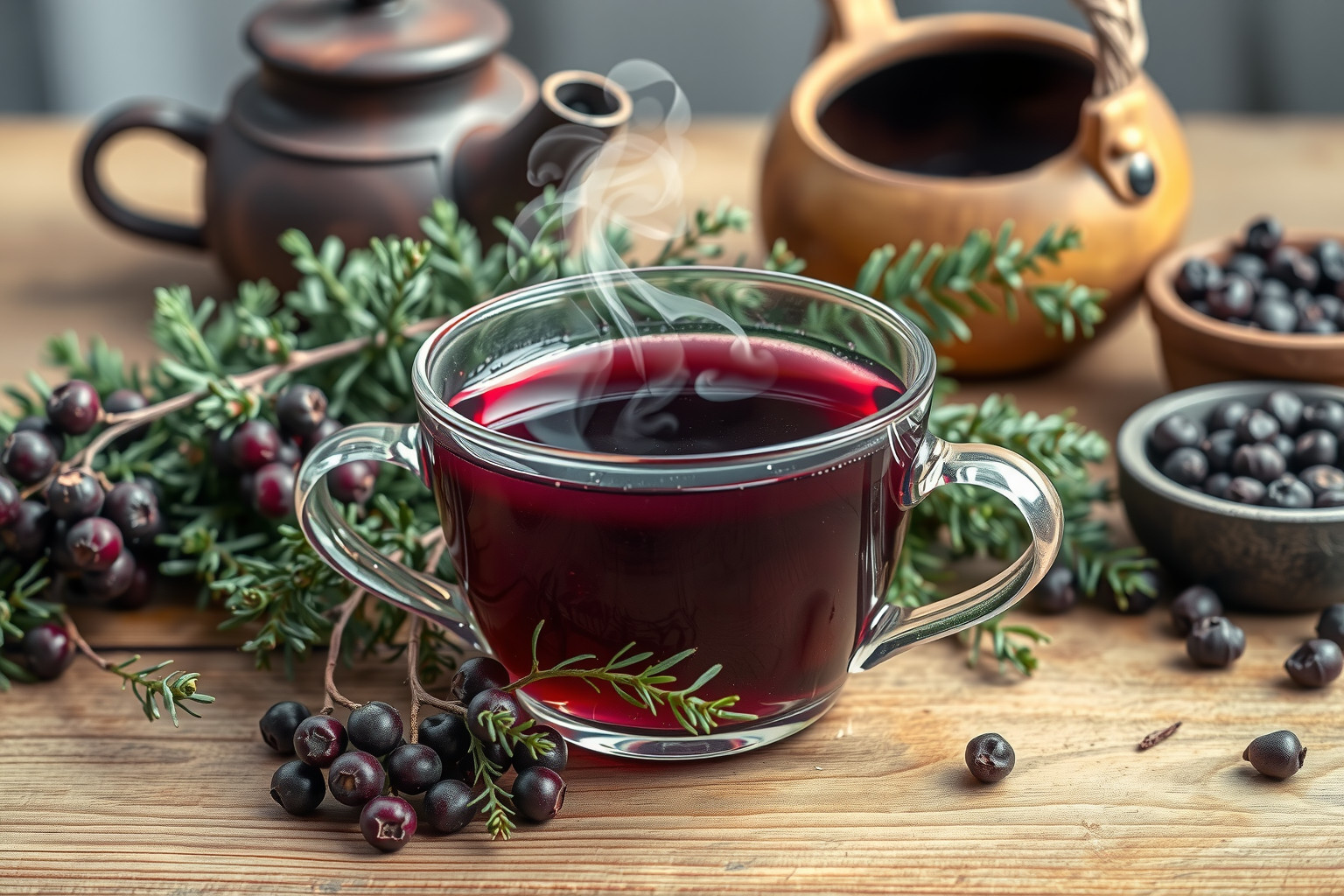 A borókabogyó tea hatékony természetes vízhajtó és méregtelenítő.