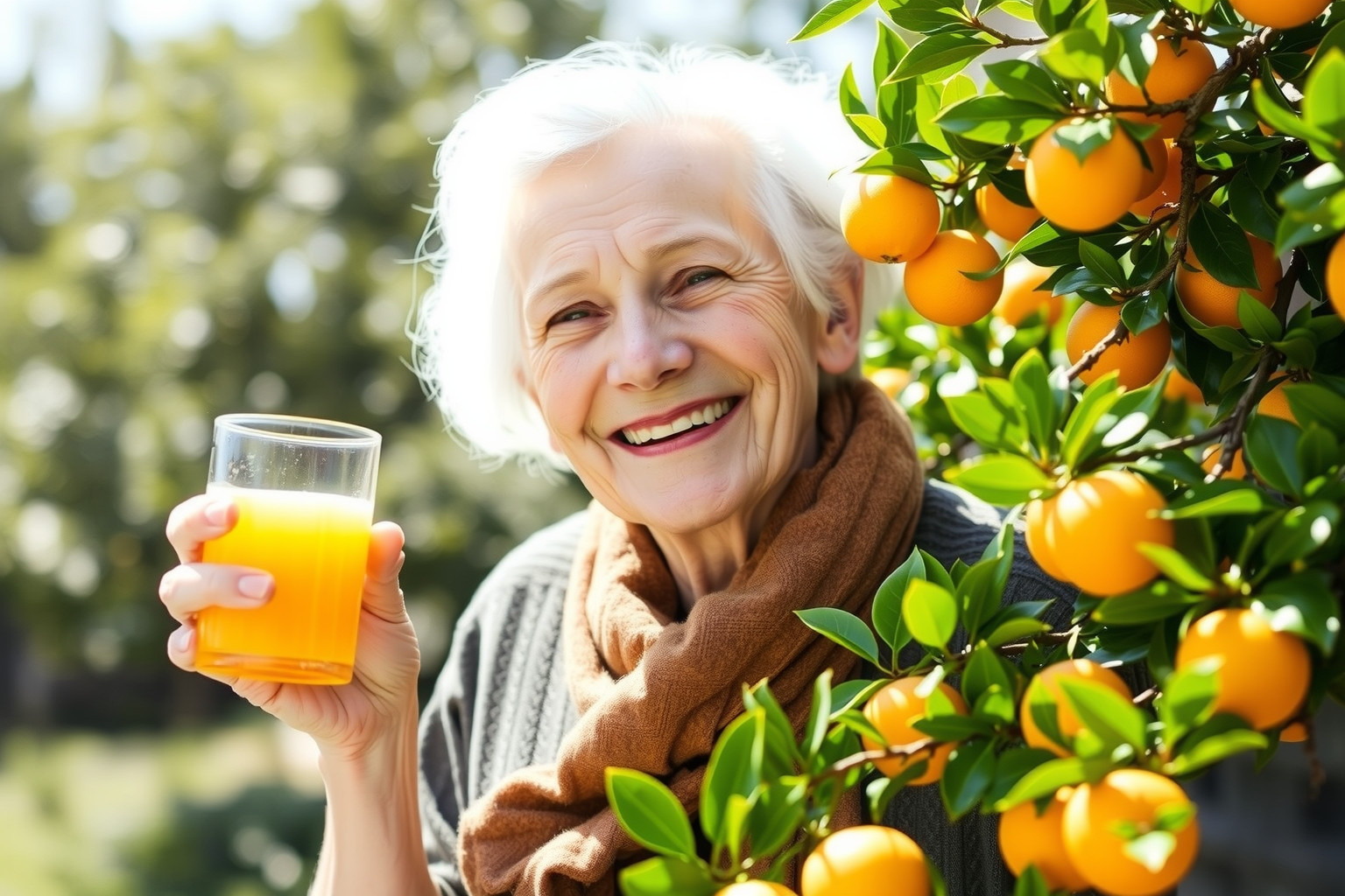 A C-vitamin segíti az immunrendszer erősítését időskorban.