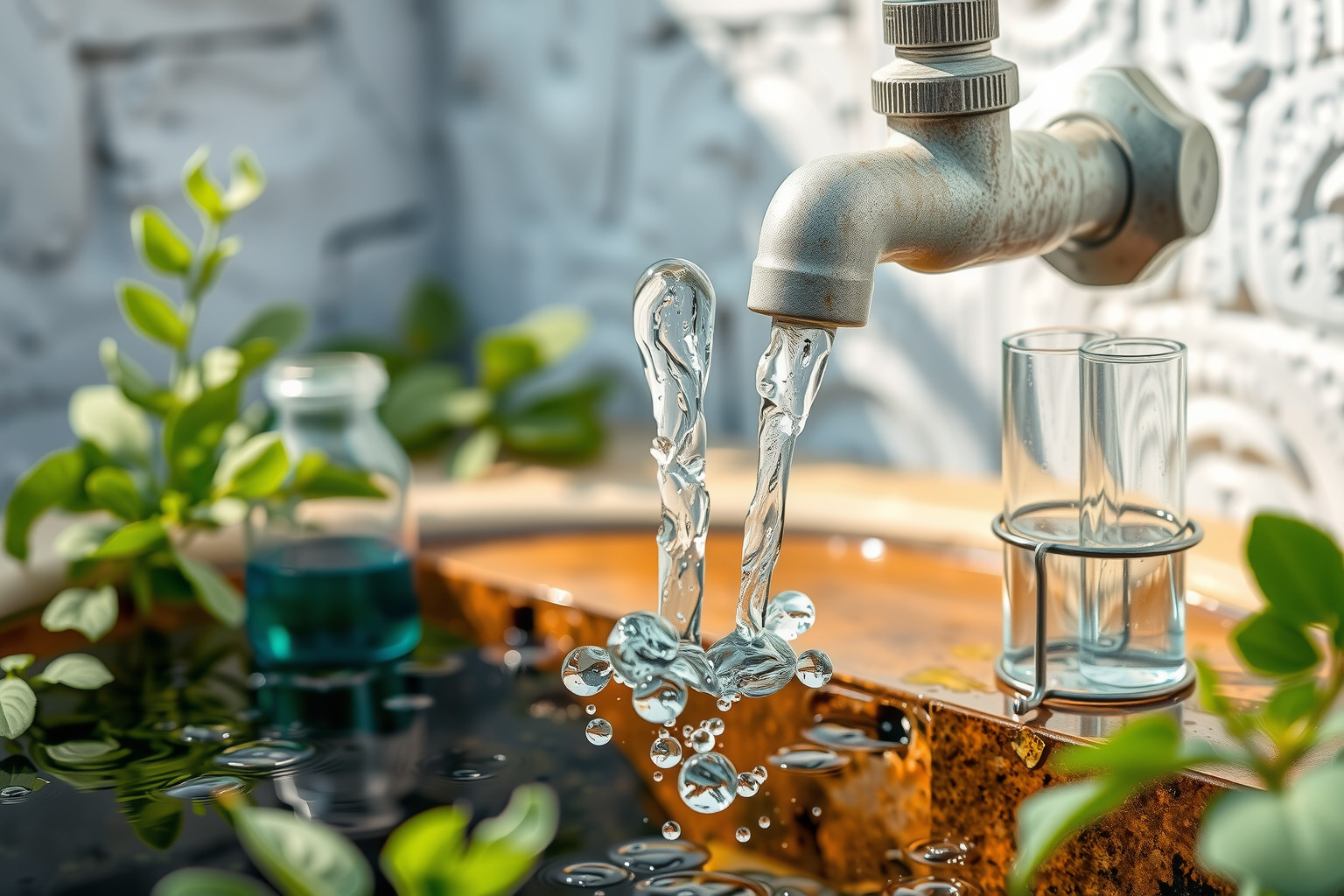 A csapos kút vizének tisztasága baktérium- és vegyi paraméterektől függ.