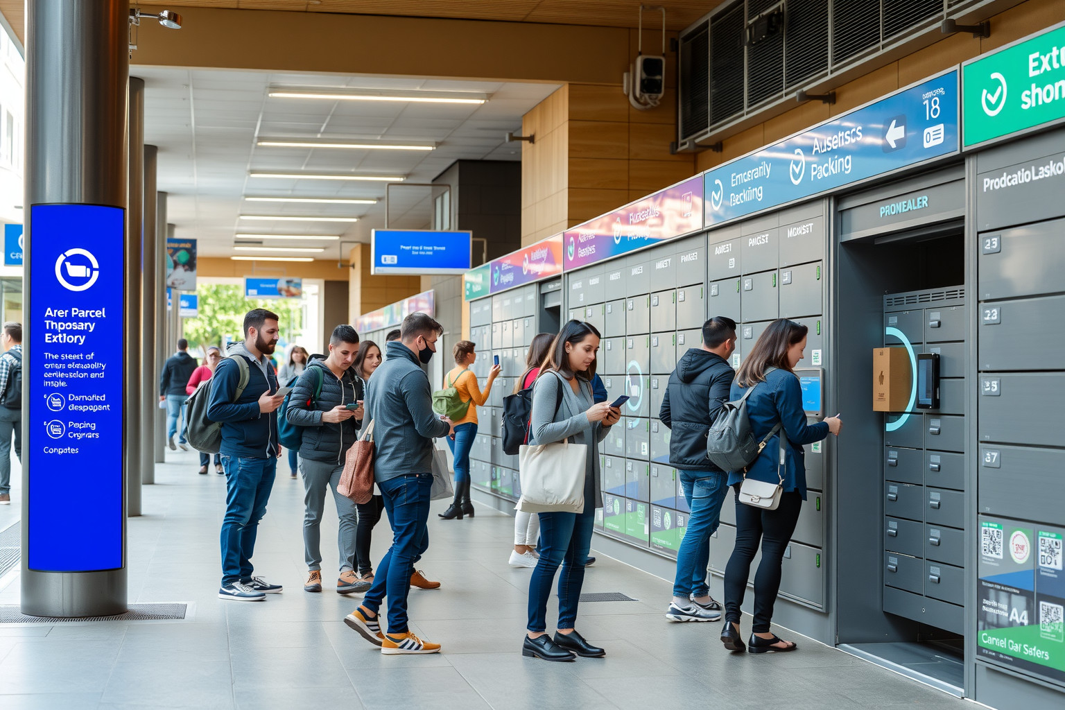 A csomagpontok gyors átvételt és kedvező árakat biztosítanak.