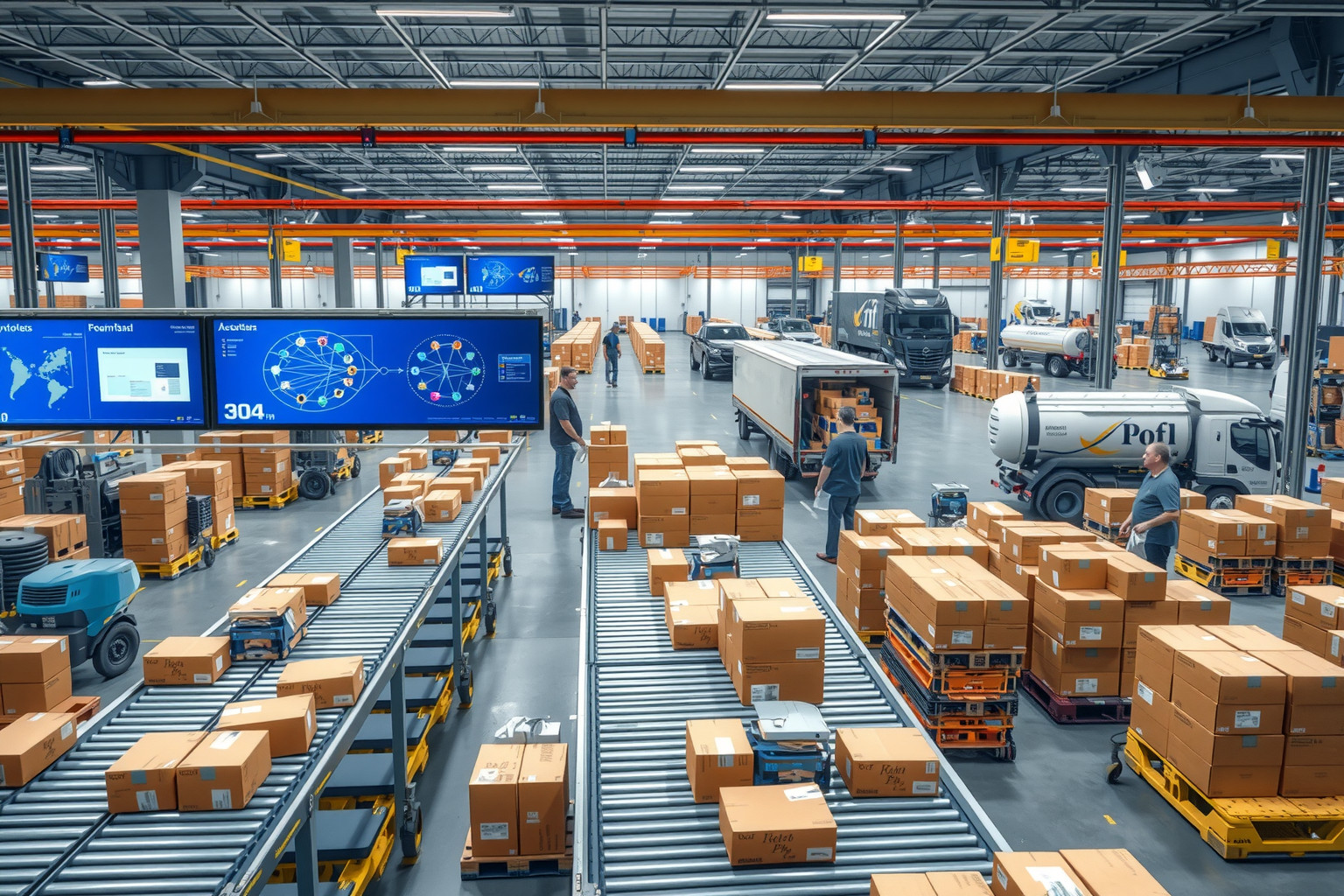 A csomagpontok hálózatát a csúcsidők dinamikus kapacitáskezelése optimalizálja.