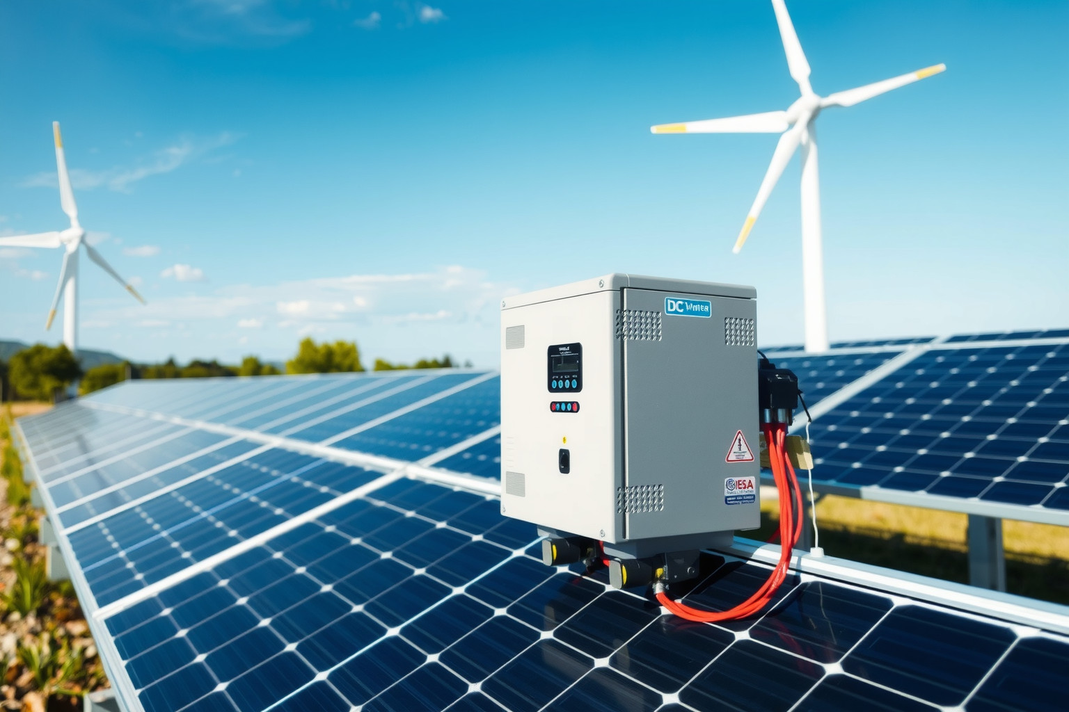 A DC inverterek optimalizálják a napelemek és szélturbinák teljesítményét.