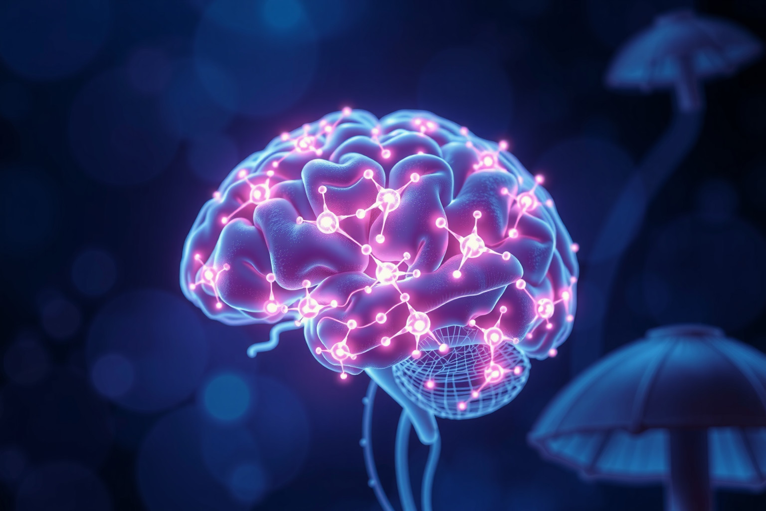 A pszilocibin csökkenti a DMN aktivitását, elősegítve az önreflexiót.