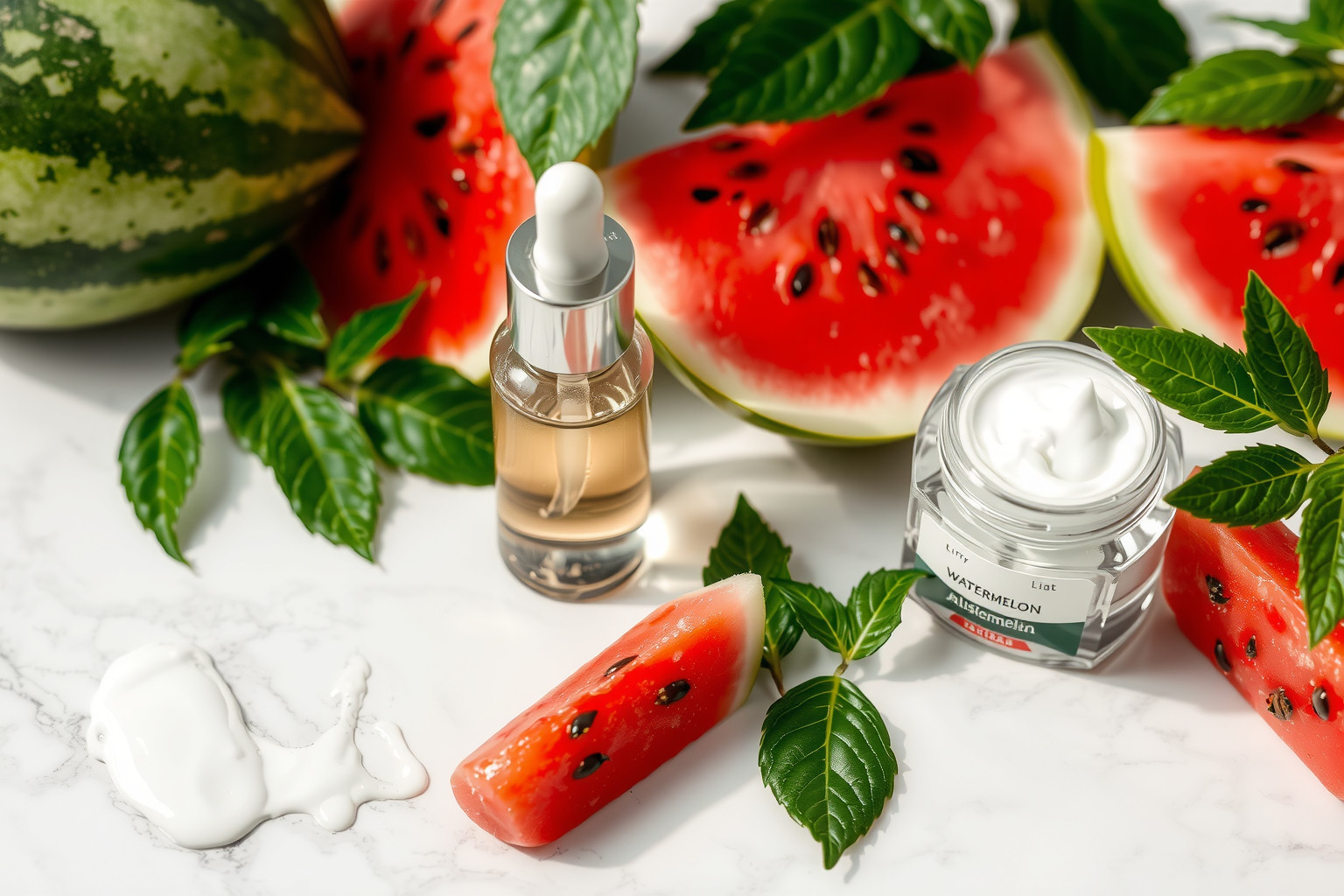 A dinnye hidratáló hatóanyagai frissítik és nyugtatják a bőrt.