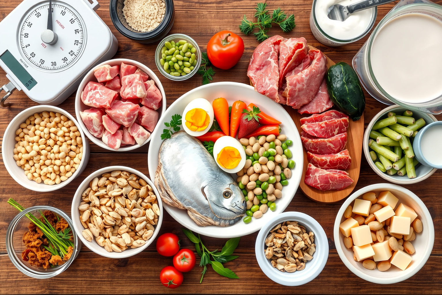 Az ajánlott fehérjebevitel egyéni életmódtól függően változik.