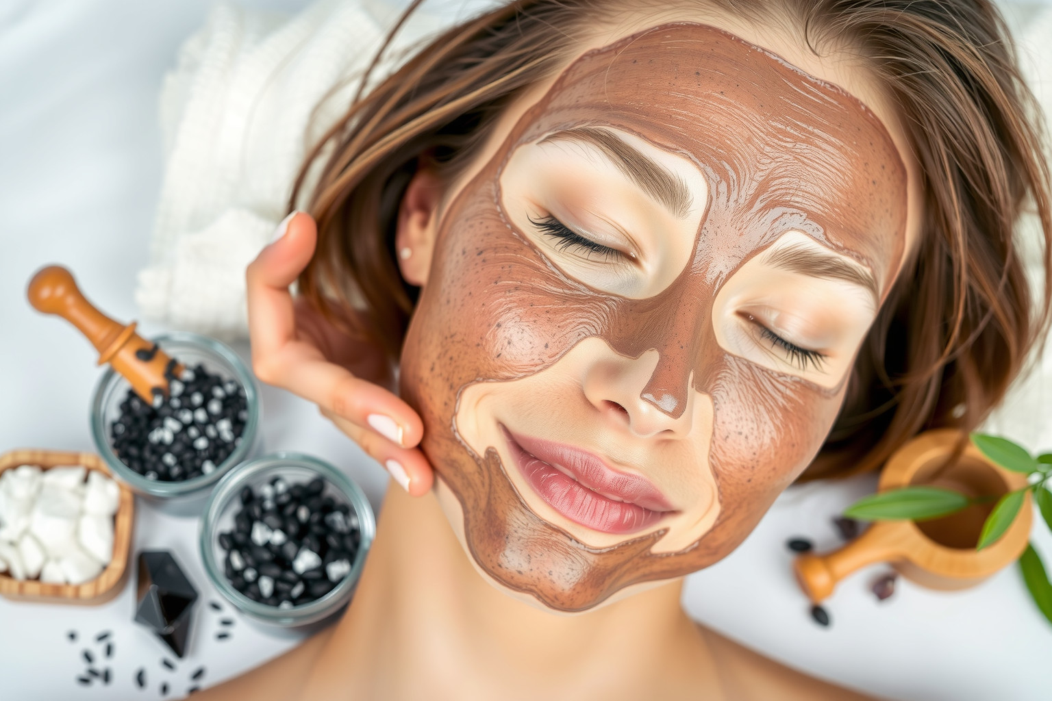 A fekete só mélyen tisztítja és élénkíti a bőrt.