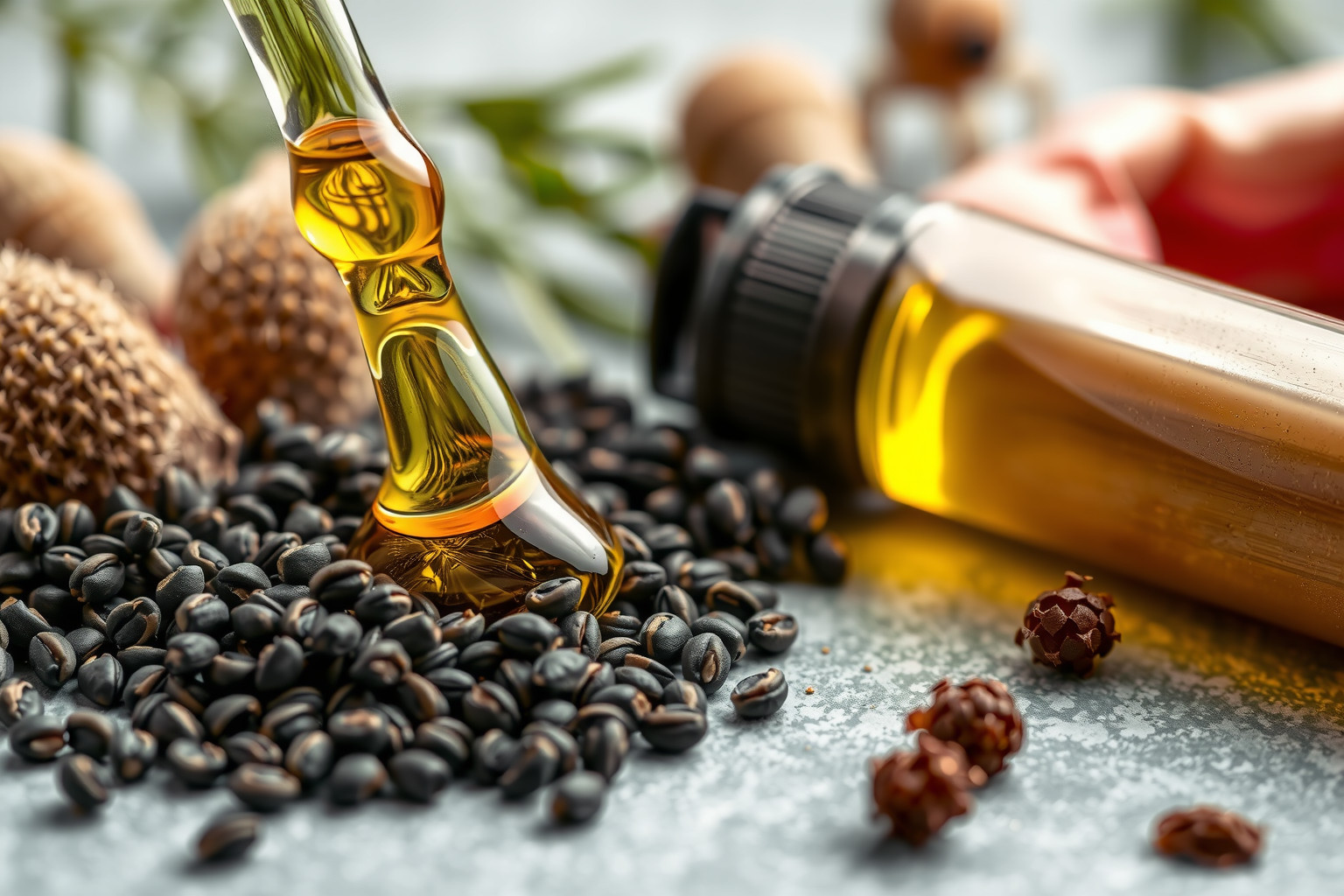 A feketeköményolaj csökkenti az allergiás tüneteket és gyulladást.