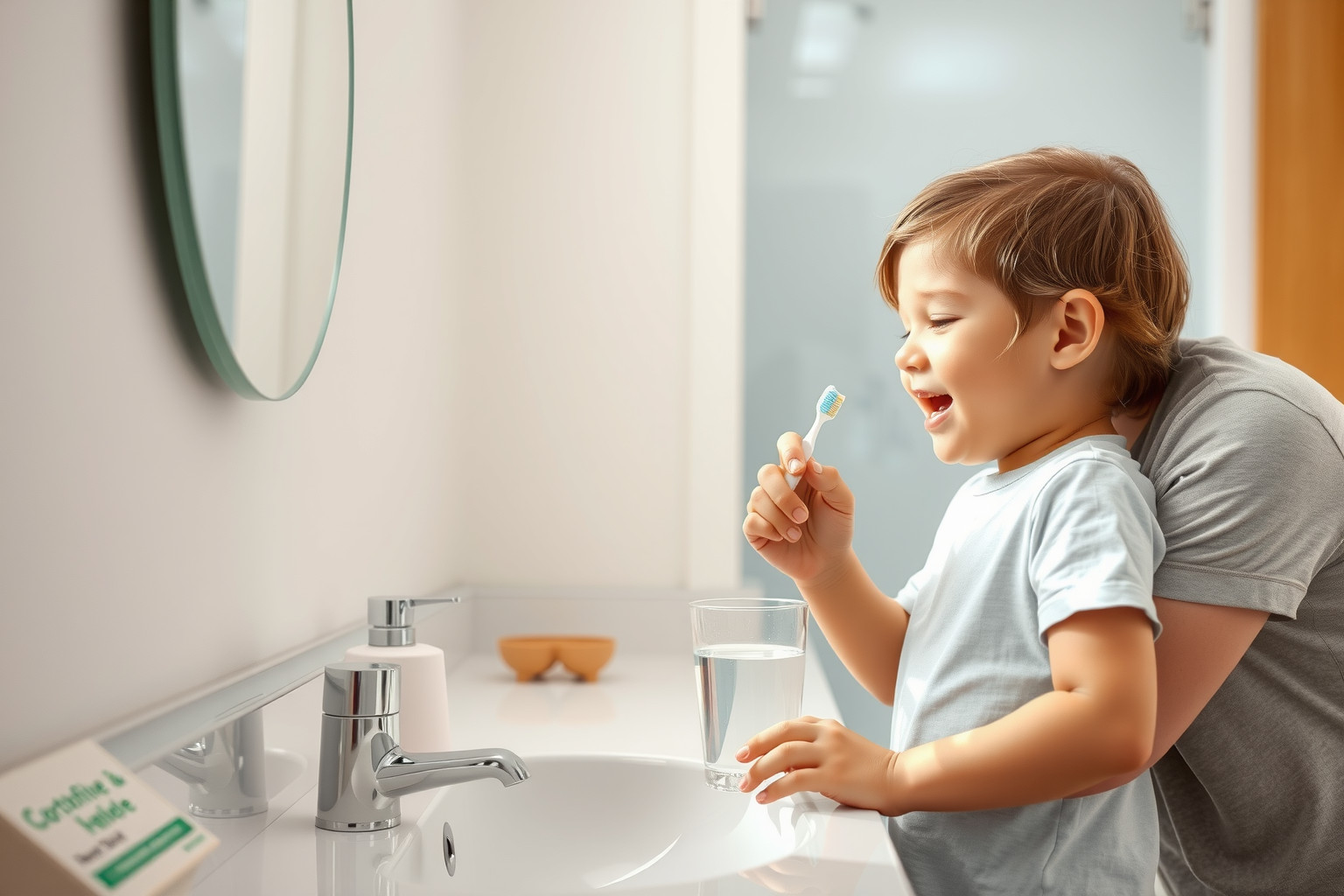 A szülők példamutatása kulcs a gyermekek egészséges fogaihoz.