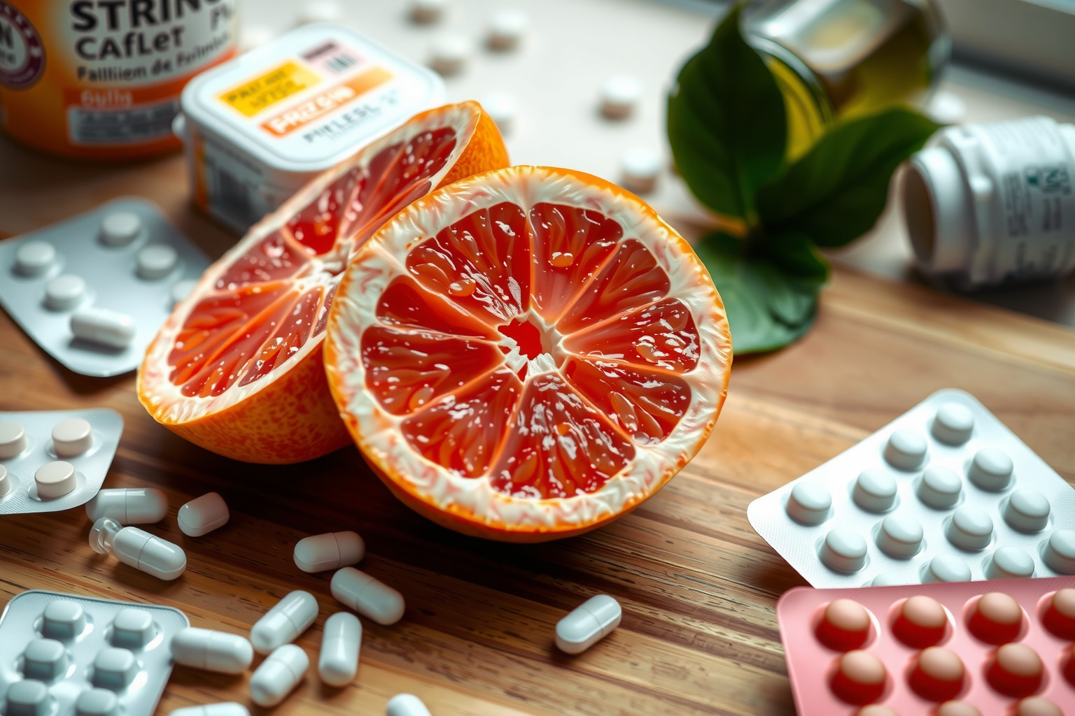 A grapefruit gátolhatja bizonyos gyógyszerek lebontását a szervezetben.